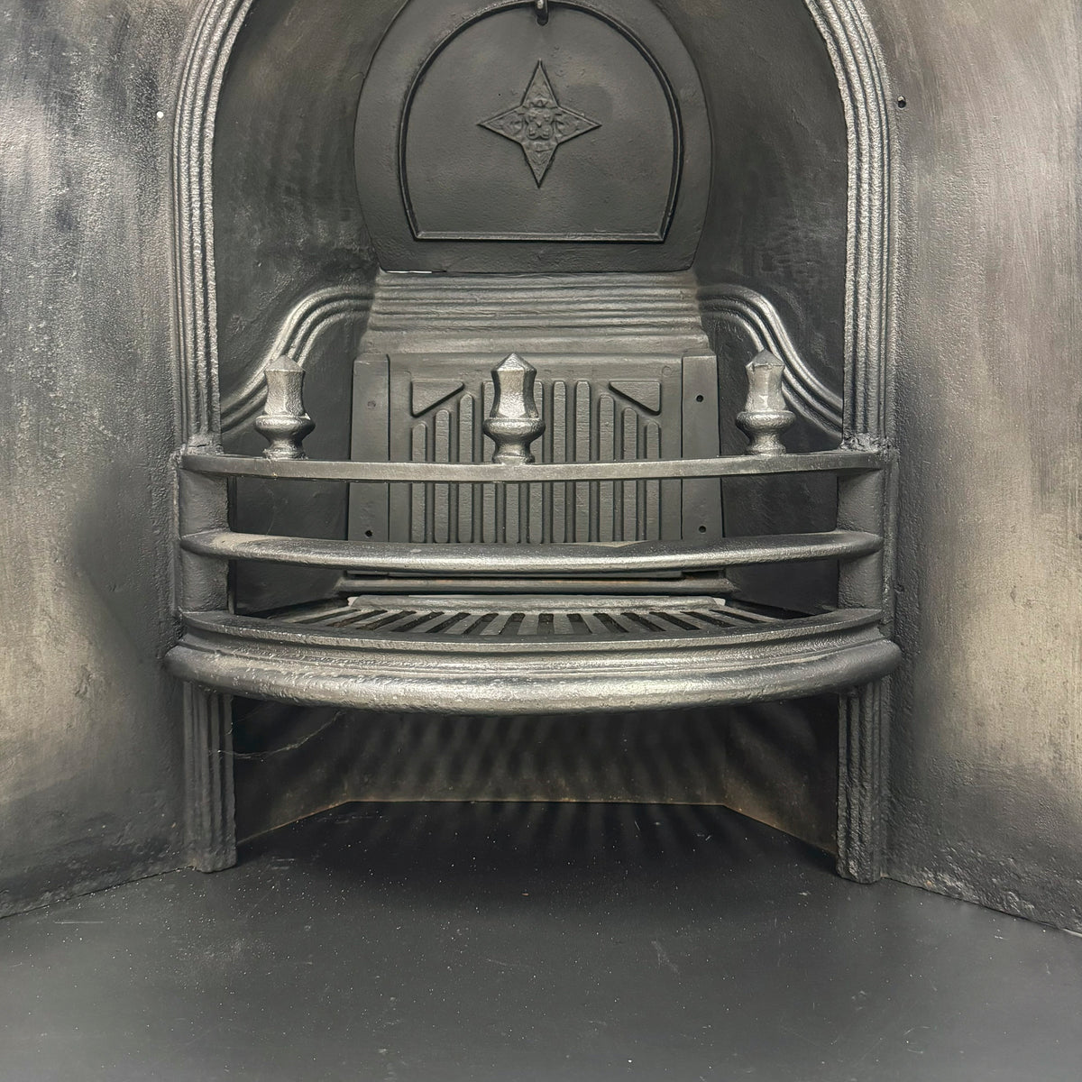 Antique Victorian Cast Iron Arched Fireplace Insert | The Architectural Forum