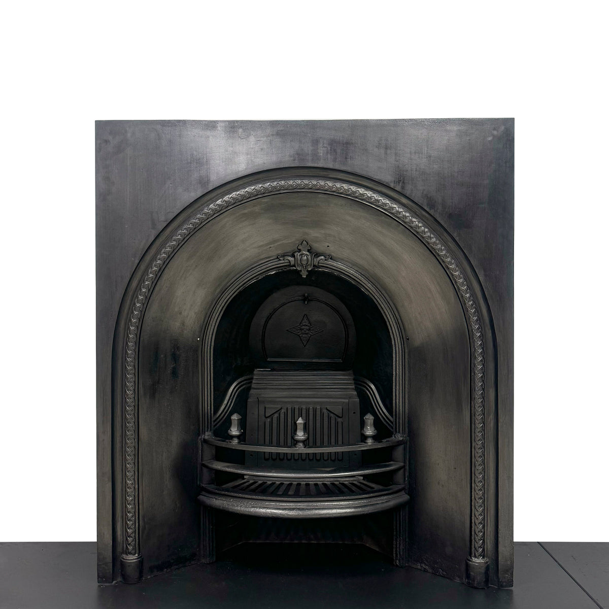 Antique Victorian Cast Iron Arched Fireplace Insert | The Architectural Forum