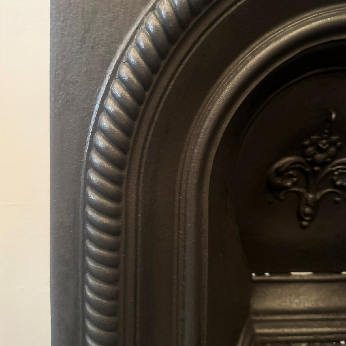 Antique Victorian Cast Iron Arched Fireplace Insert | The Architectural Forum