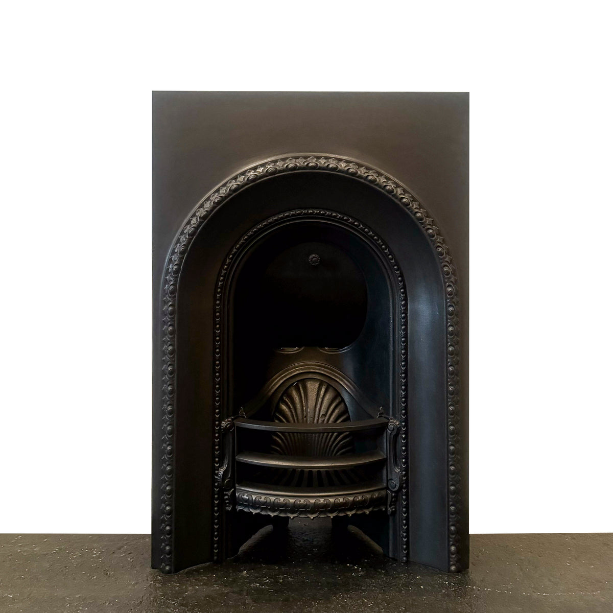 Antique Victorian Cast Iron Arched Fireplace Insert | The Architectural Forum