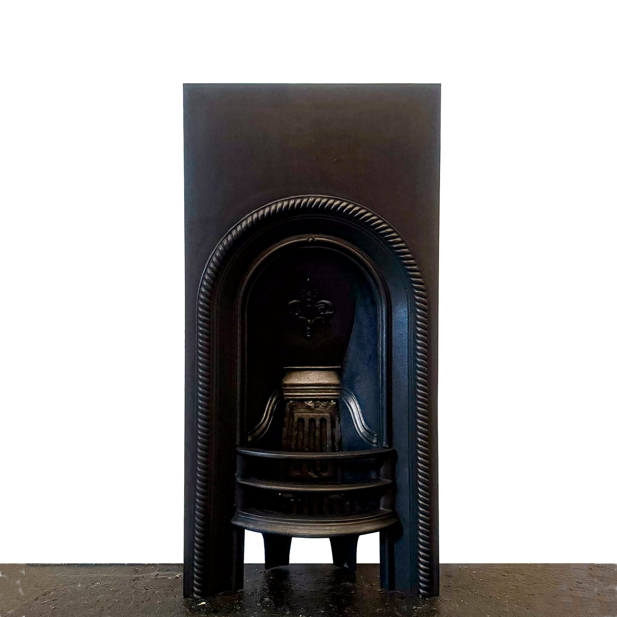 Antique Victorian Cast Iron Arched Fireplace Insert | The Architectural Forum