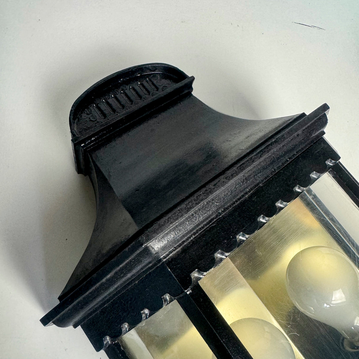 Reclaimed Victorian Style Exterior Wall Half Lantern | The Architectural Forum