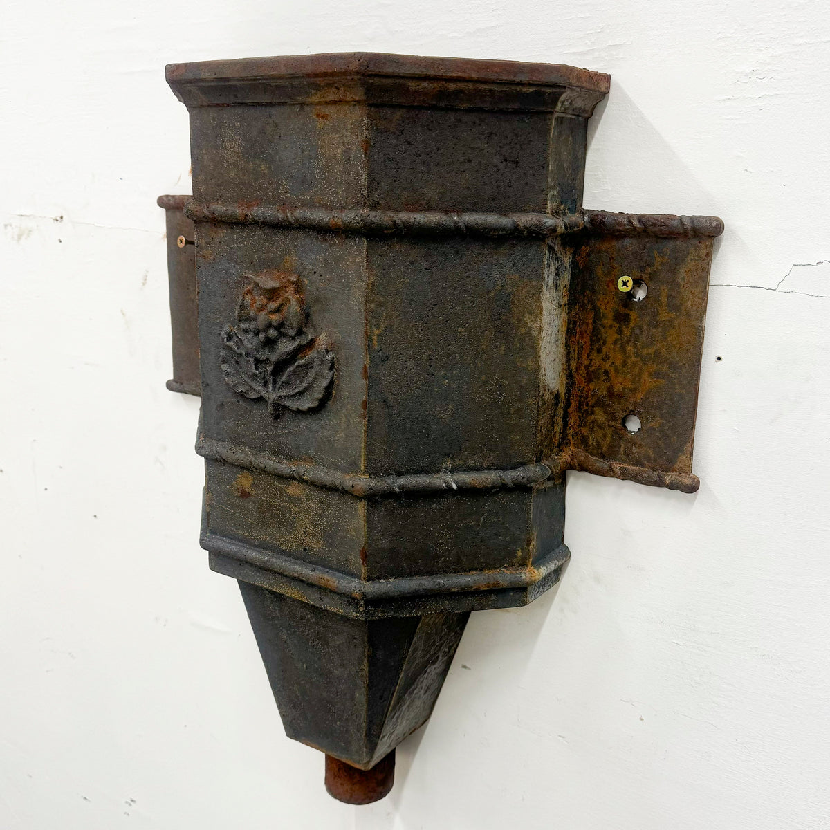 Antique Victorian Cast Iron Water Drainage Hopper | The Architectural Forum