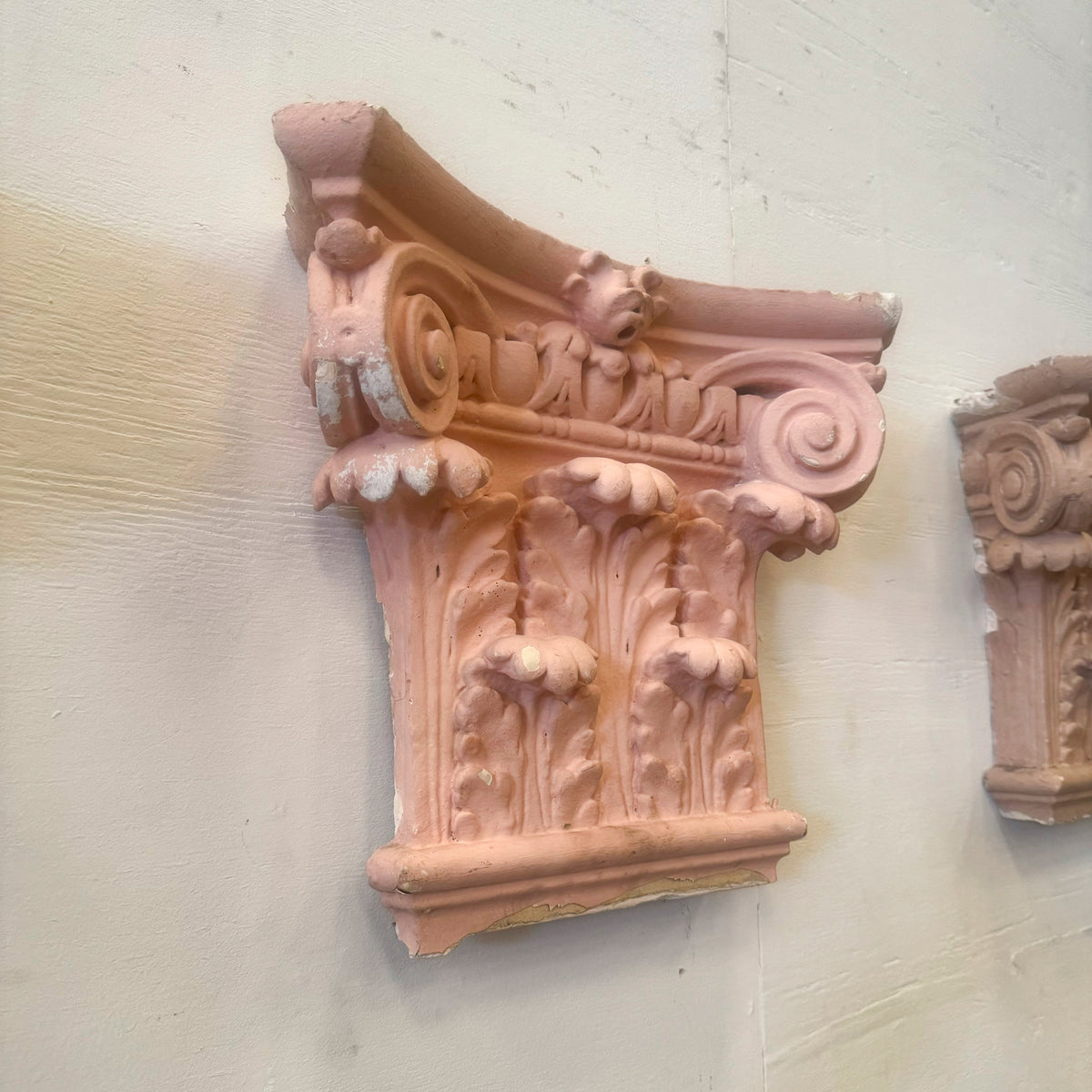 Set of 4 Plaster Corinthian Capitals | The Architectural Forum