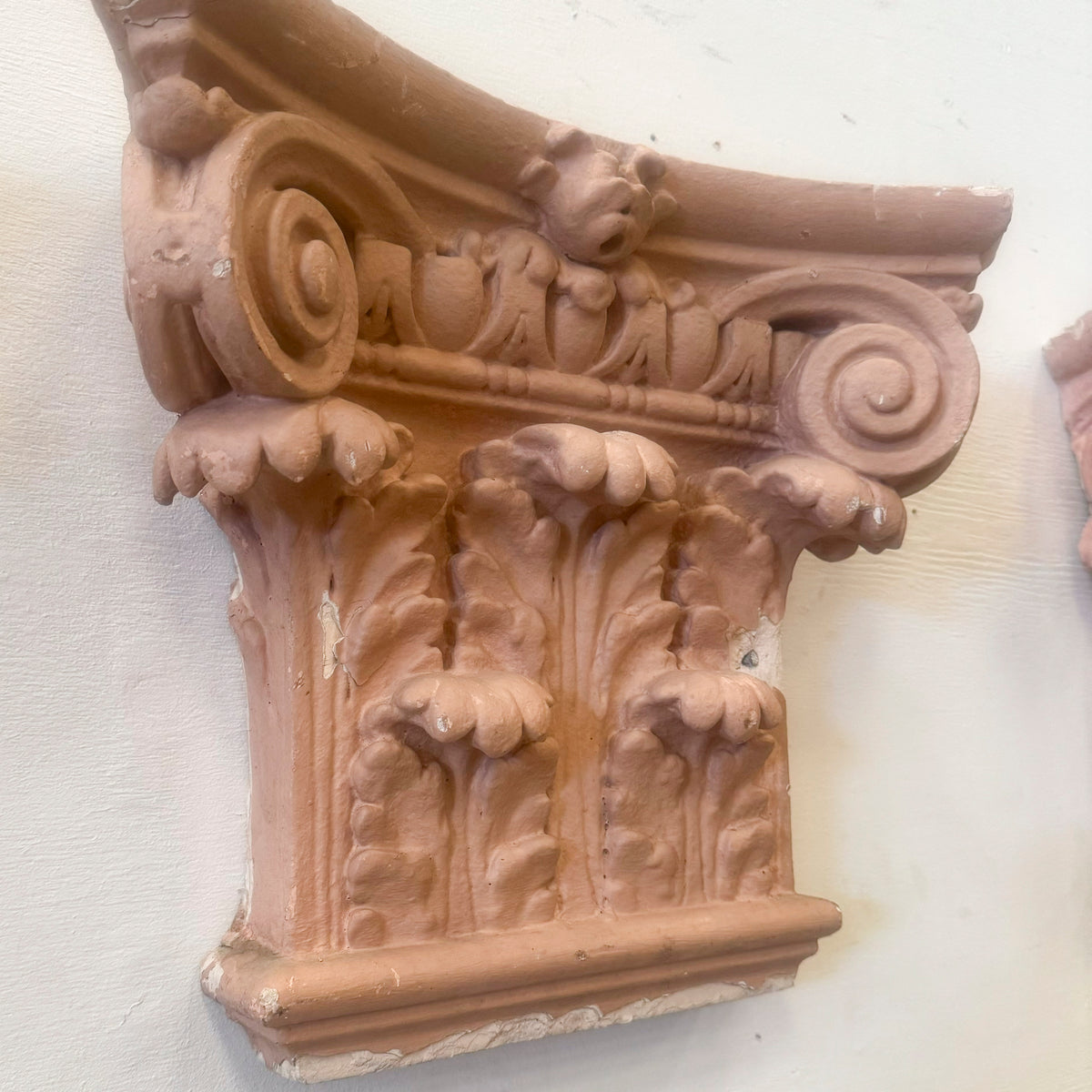 Set of 4 Plaster Corinthian Capitals | The Architectural Forum