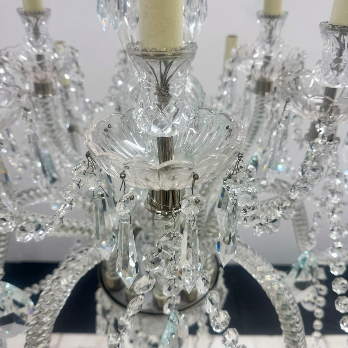 Reclaimed Antique Crystal Chandelier | | The Architectural Forum