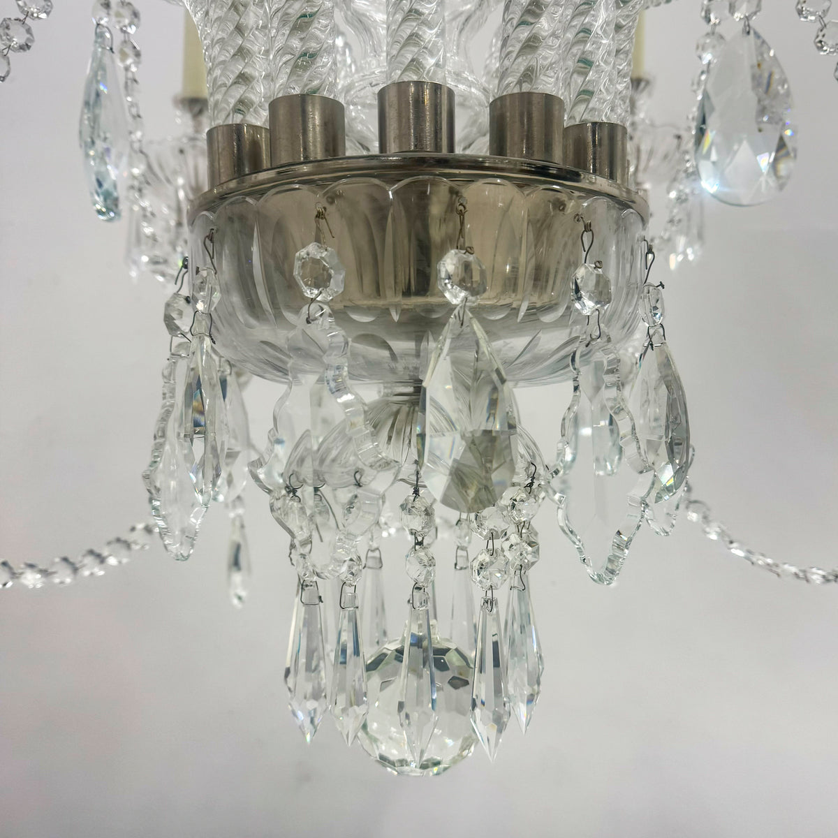 Reclaimed Antique Crystal Chandelier | | The Architectural Forum