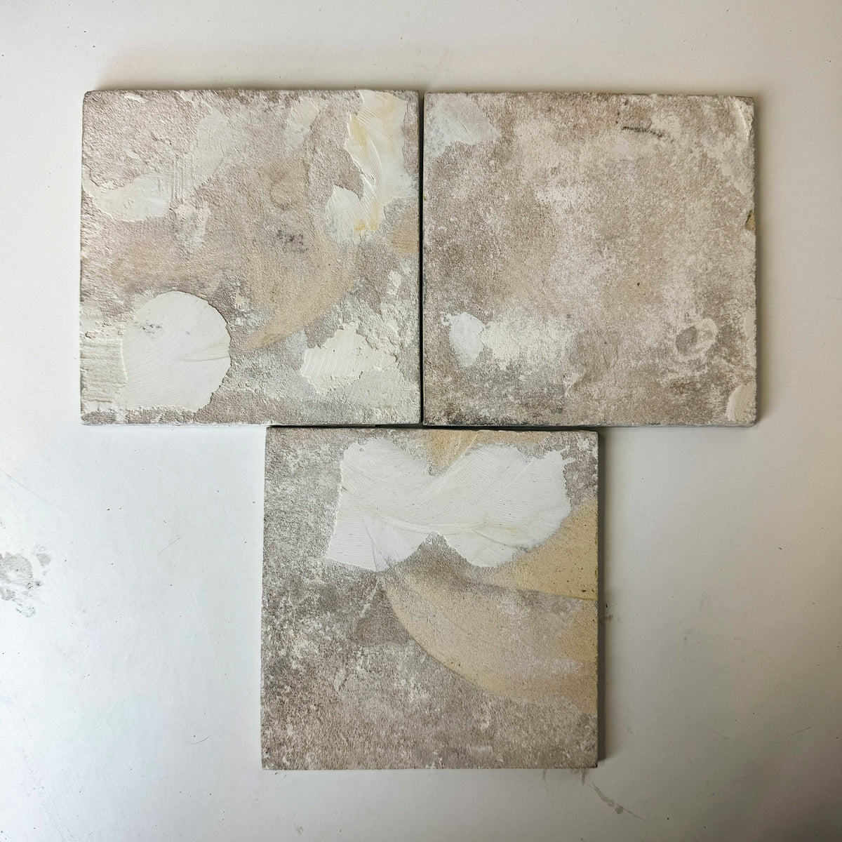 Set of 3 Antique Manganese Dutch Delft Tiles | The Architectural Forum