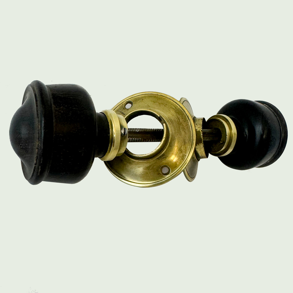 Antique Ebony Door Knobs | 3 Pairs Available | The Architectural Forum