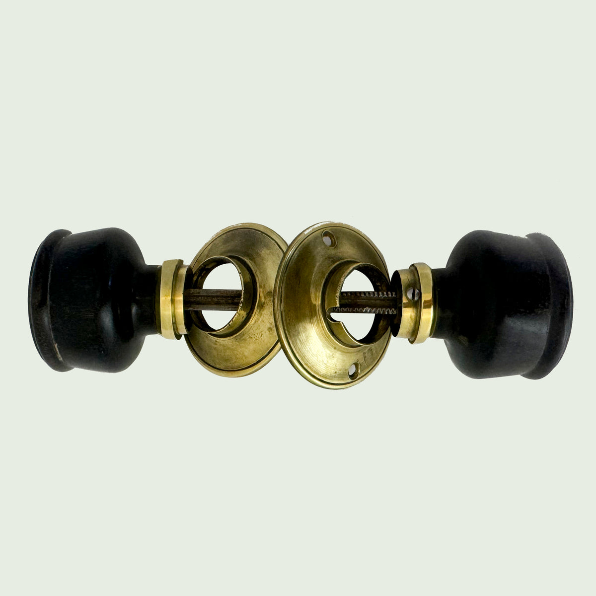 Antique Ebony Door Knobs | 3 Pairs Available | The Architectural Forum