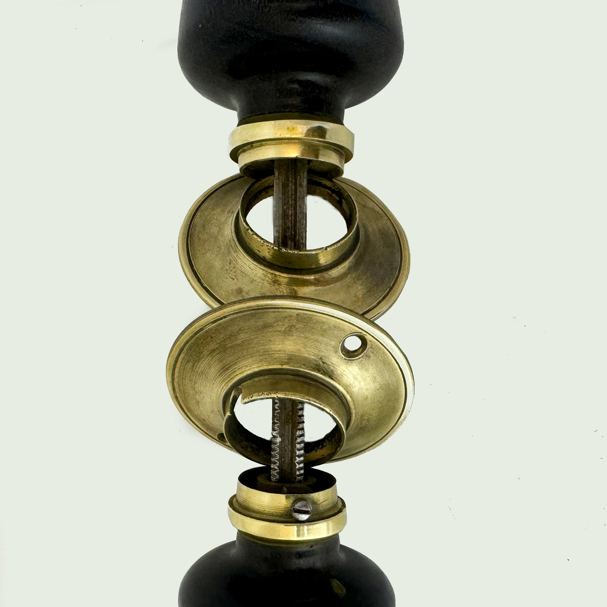 Antique Ebony Door Knobs | 3 Pairs Available | The Architectural Forum