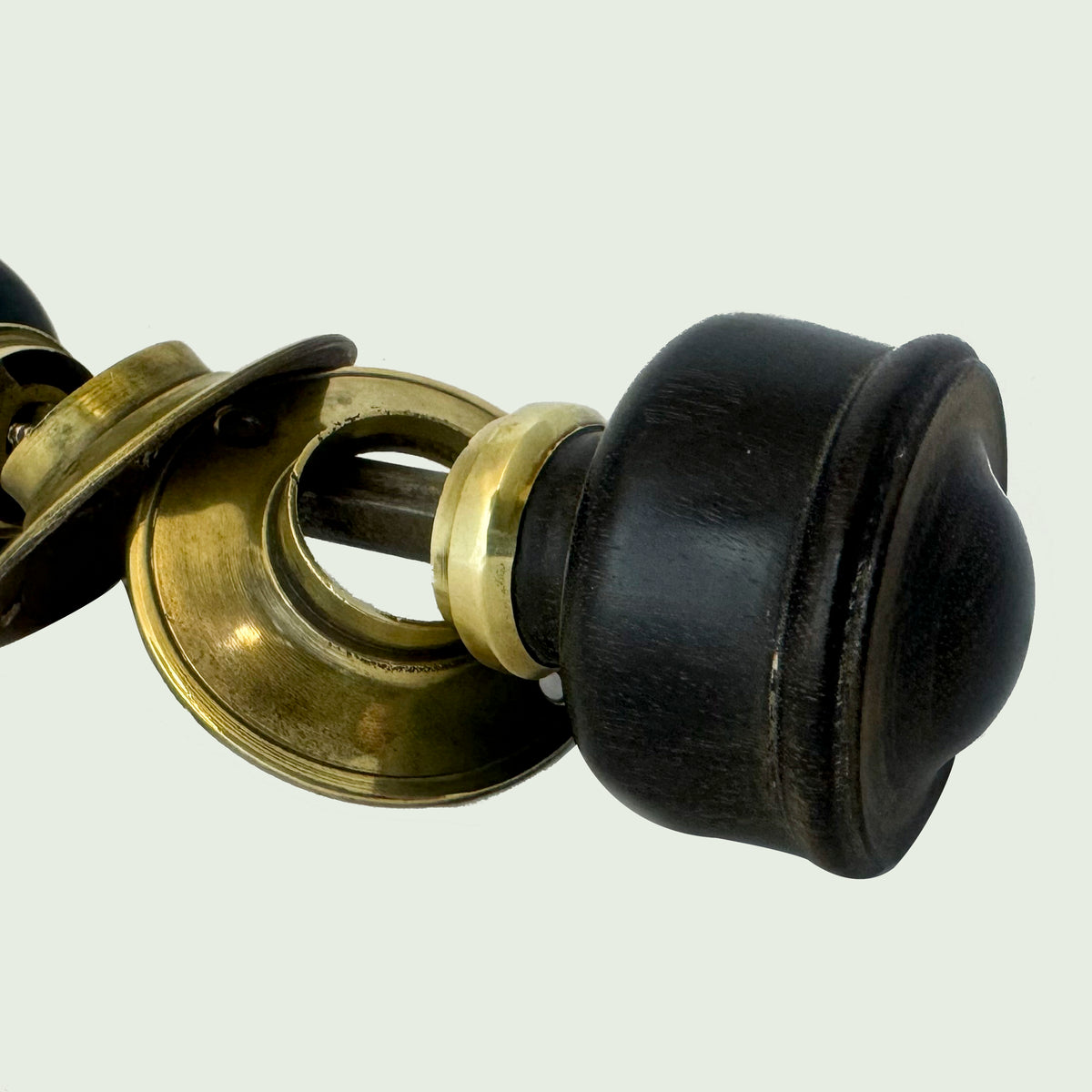 Antique Ebony Door Knobs | 3 Pairs Available | The Architectural Forum