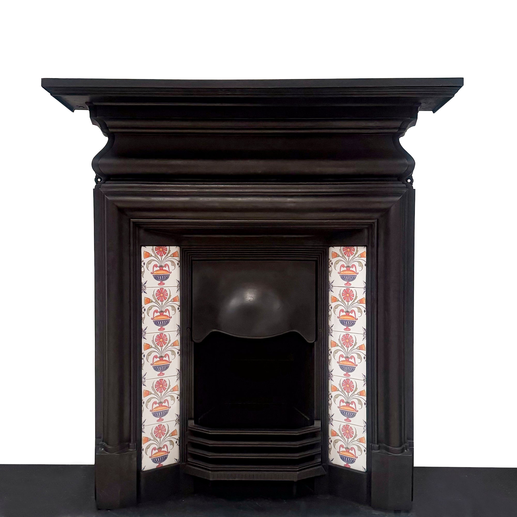 Antique Edwardian Tiled Combination Fireplace | The Architectural Forum