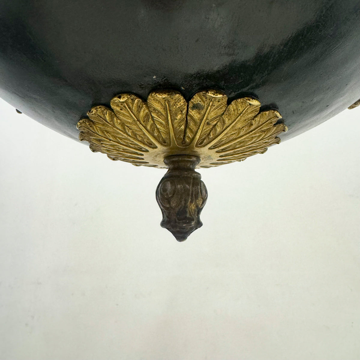 Antique French Empire Chandelier with Brass Accents | 6 Arms | The Architectural Forum