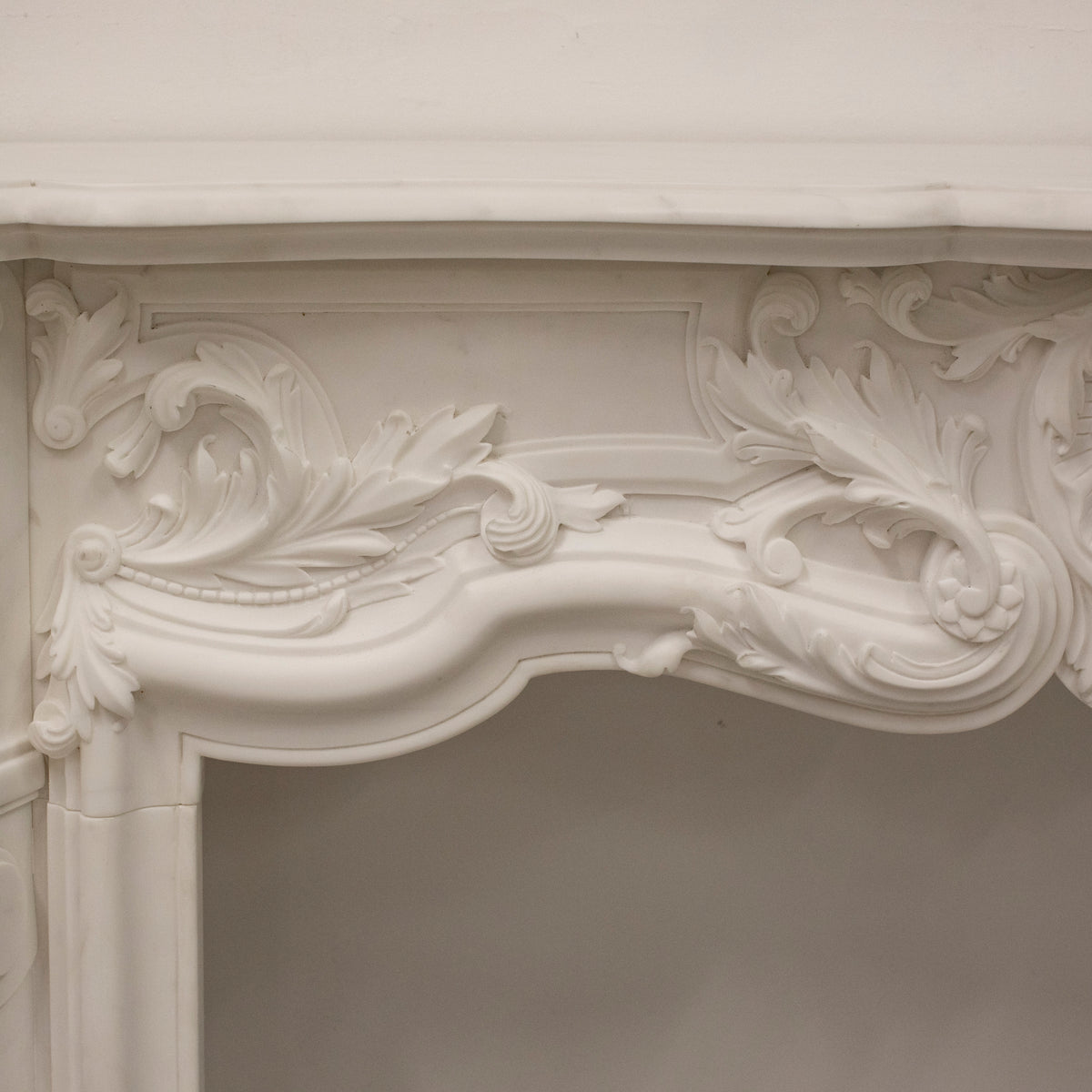 French Louis XV Fireplace Surround in Statuary Marble I Pair available | The Architectural Forum