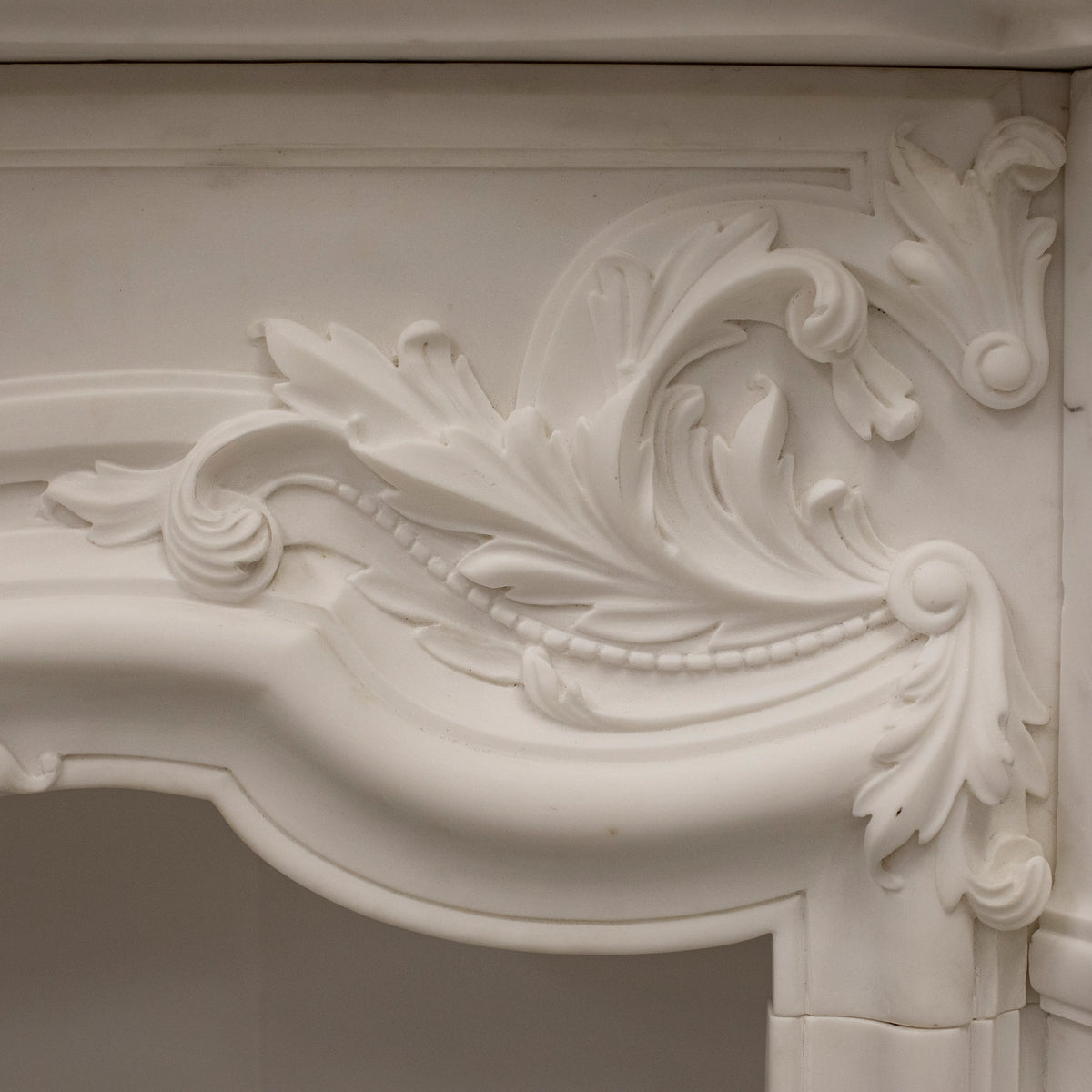 French Louis XV Fireplace Surround in Statuary Marble I Pair available | The Architectural Forum