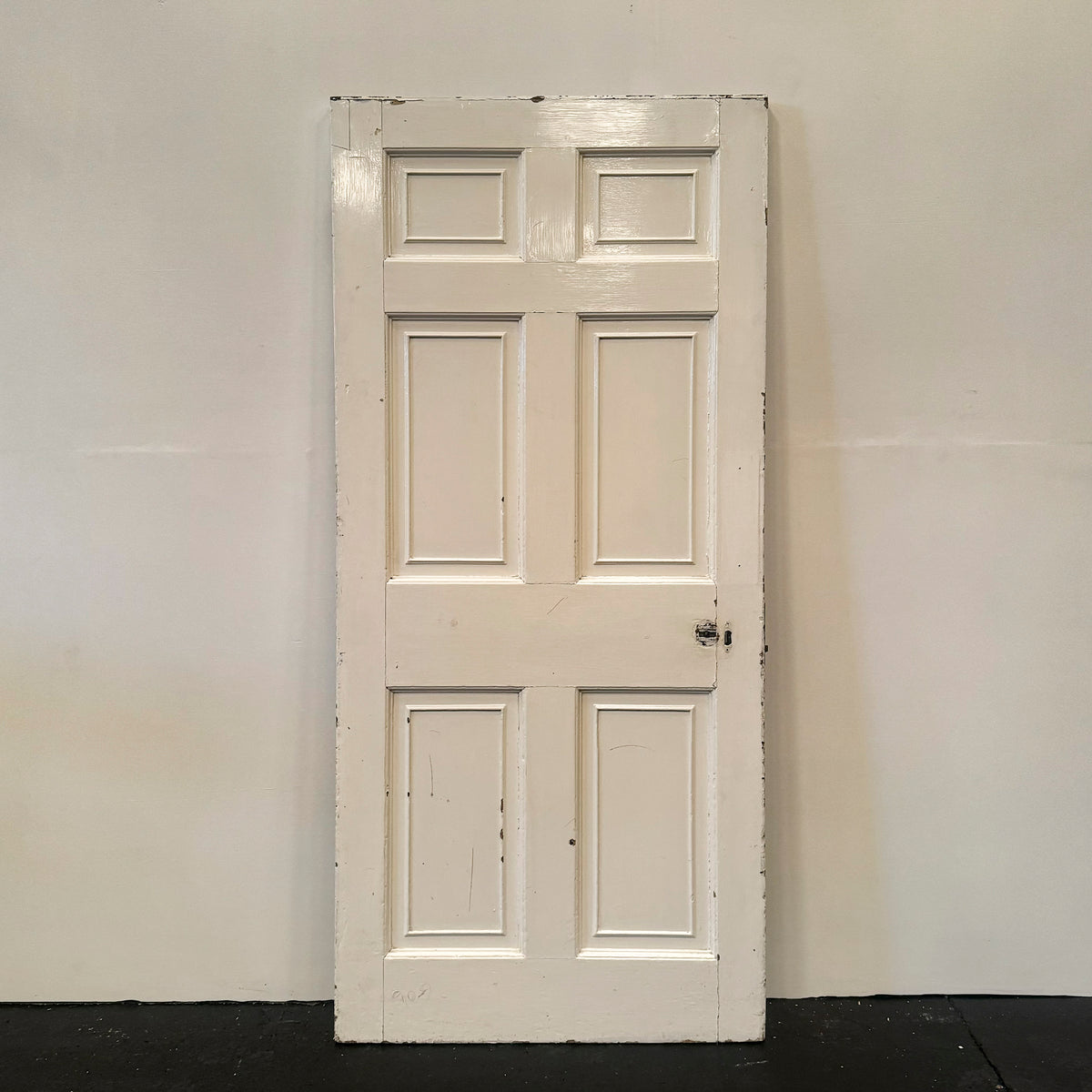 Georgian Solid Pine Panelled Door - 193.5cm x 89cm | The Architectural Forum