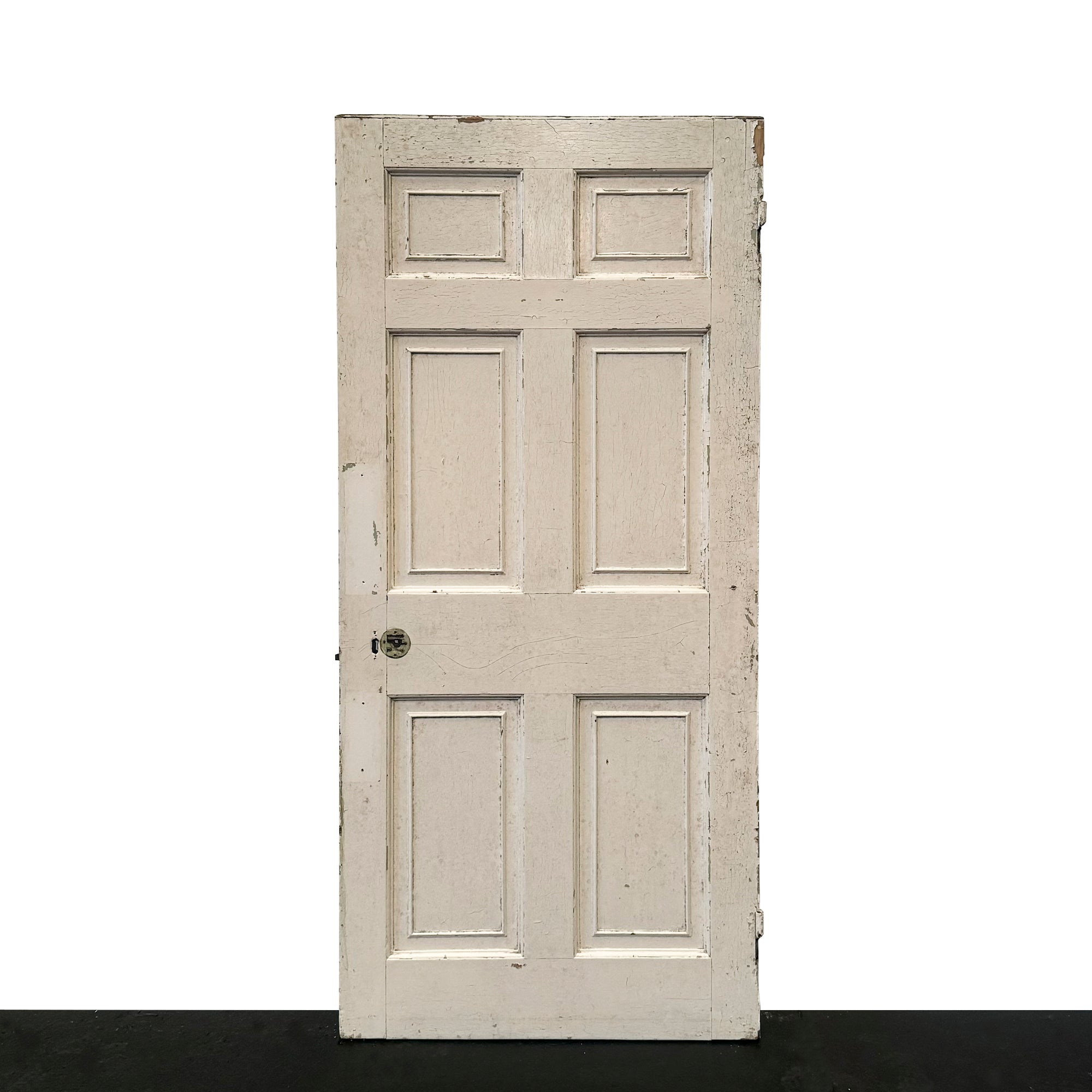 Georgian Solid Pine Panelled Door - 193.5cm x 89cm | The Architectural Forum