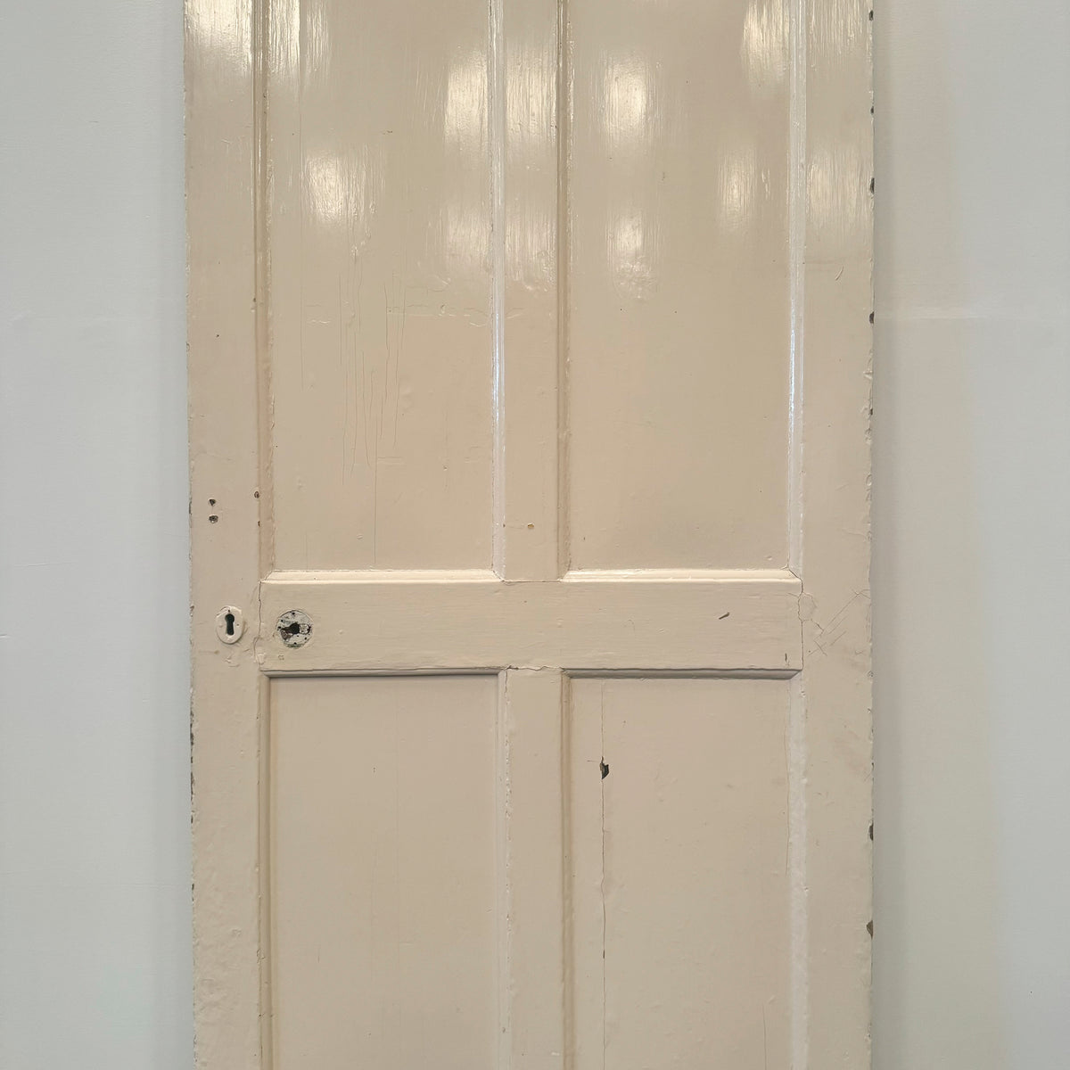 Georgian Solid Pine Panelled Door - 205cm x 85.5cm | The Architectural Forum