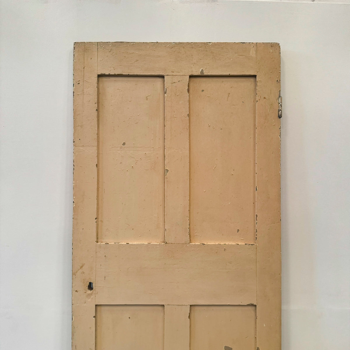 Georgian Solid Pine Panelled Door - 226cm x 78cm | The Architectural Forum