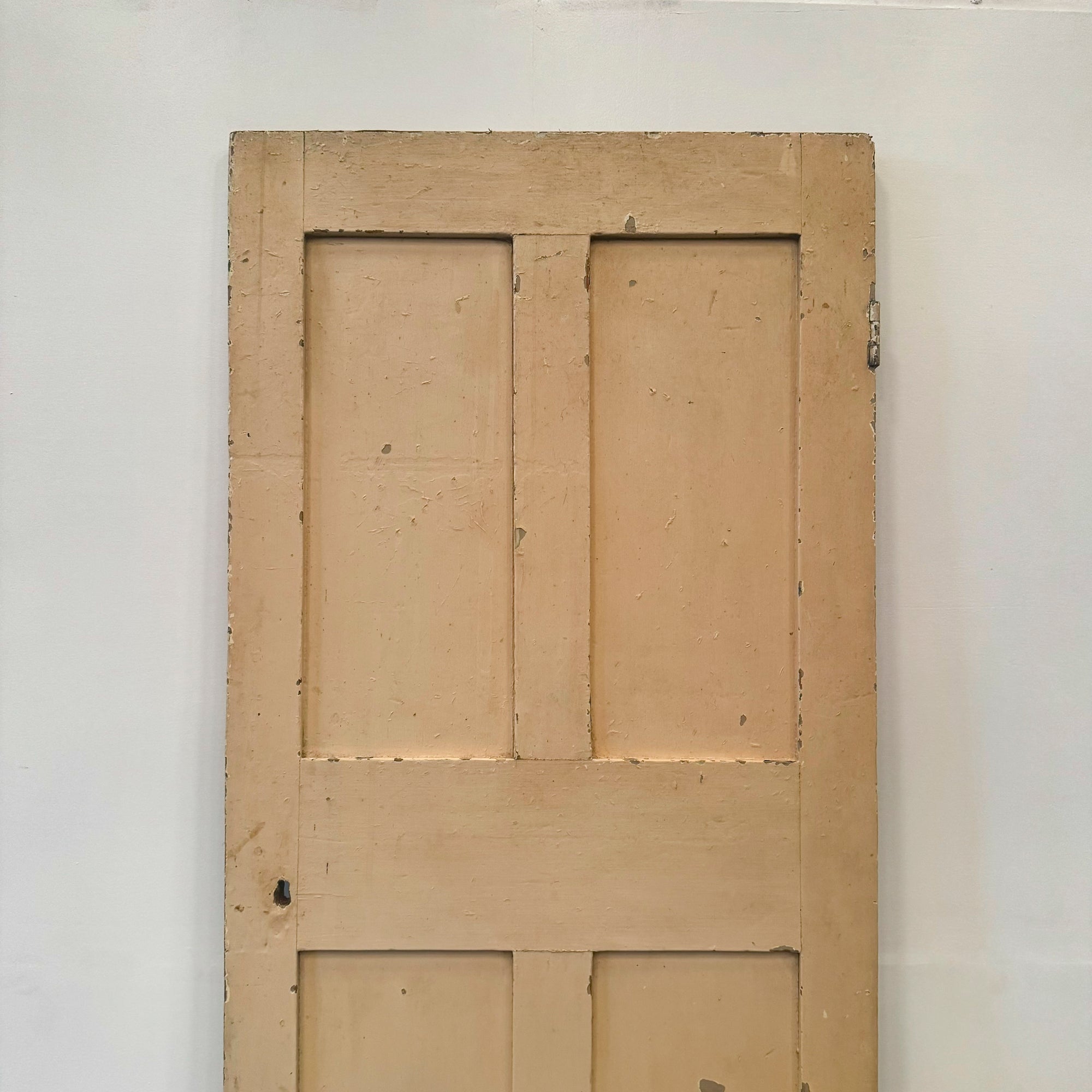 Georgian Solid Pine Panelled Door - 226cm x 78cm | The Architectural Forum