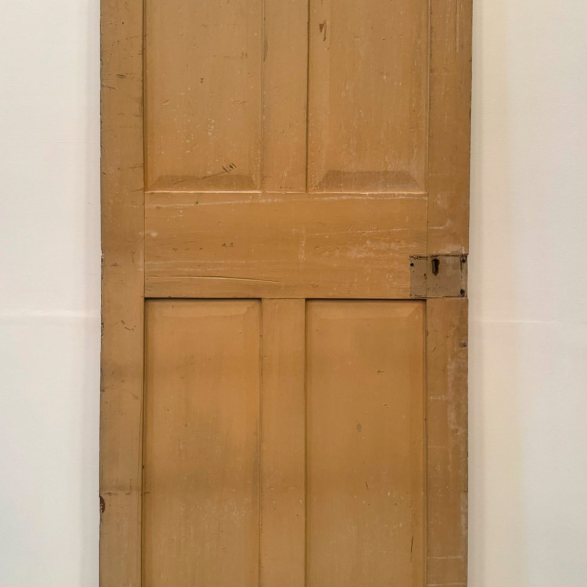 Georgian Solid Pine Panelled Door - 226cm x 78cm | The Architectural Forum