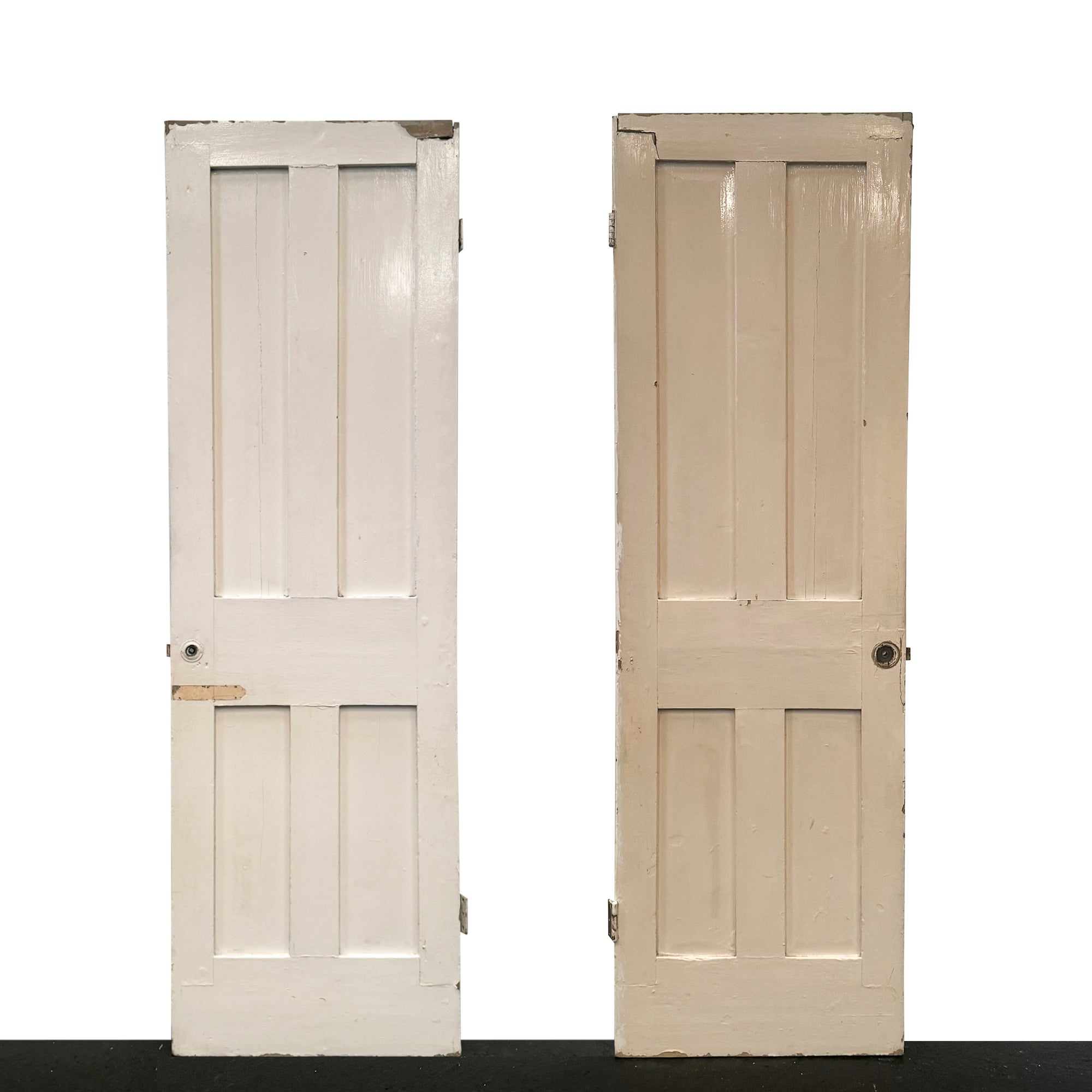 Georgian Solid Pine Panelled Door - 195cm x 61cm | The Architectural Forum