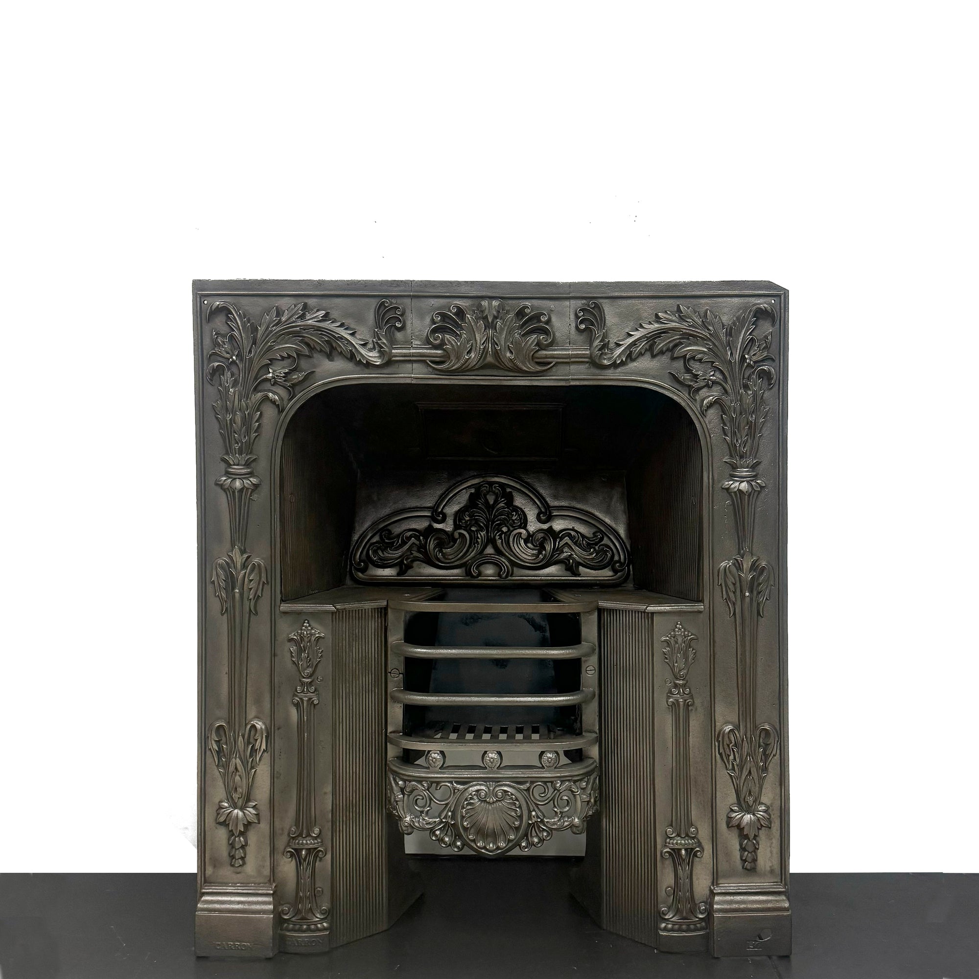 Antique Georgian Cast Iron Hob Grate Insert | The Architectural Forum