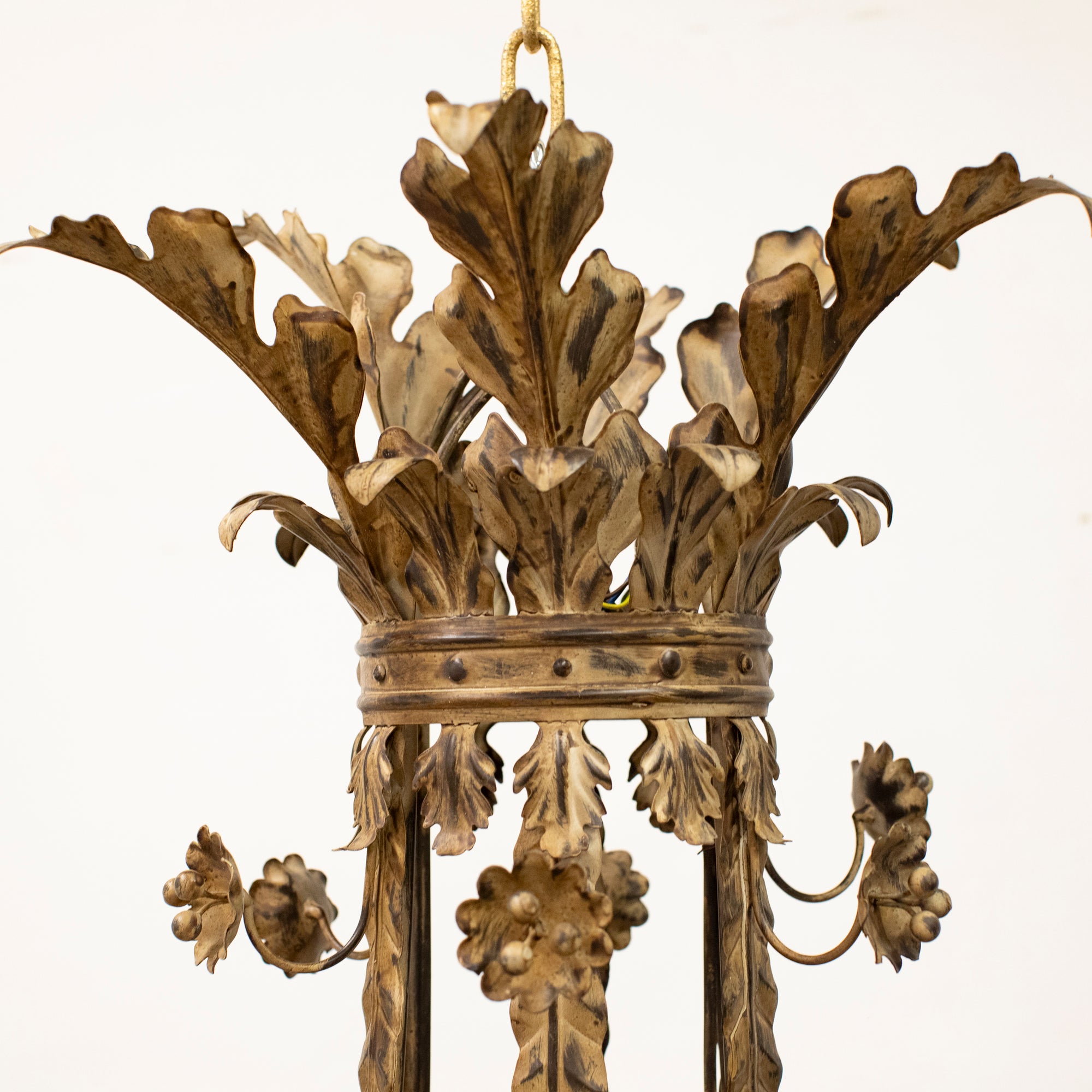 Reclaimed ornate Iron Chandelier 18 Arm I Pair available | The Architectural Forum