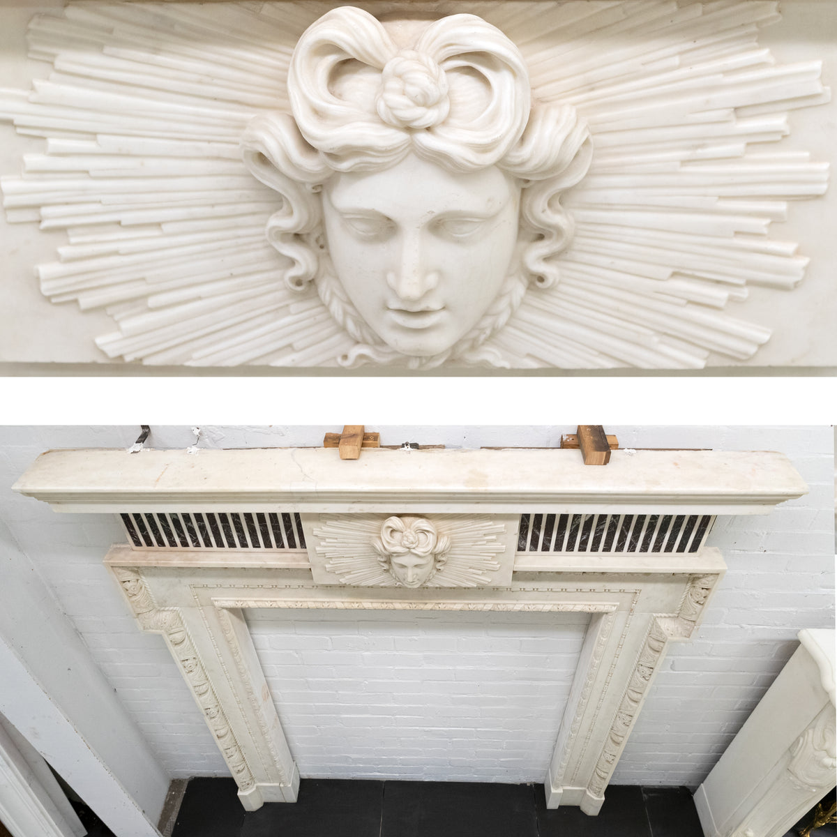 Splendid Antique Carved Marble Chimneypiece | William Kent | The Architectural Forum