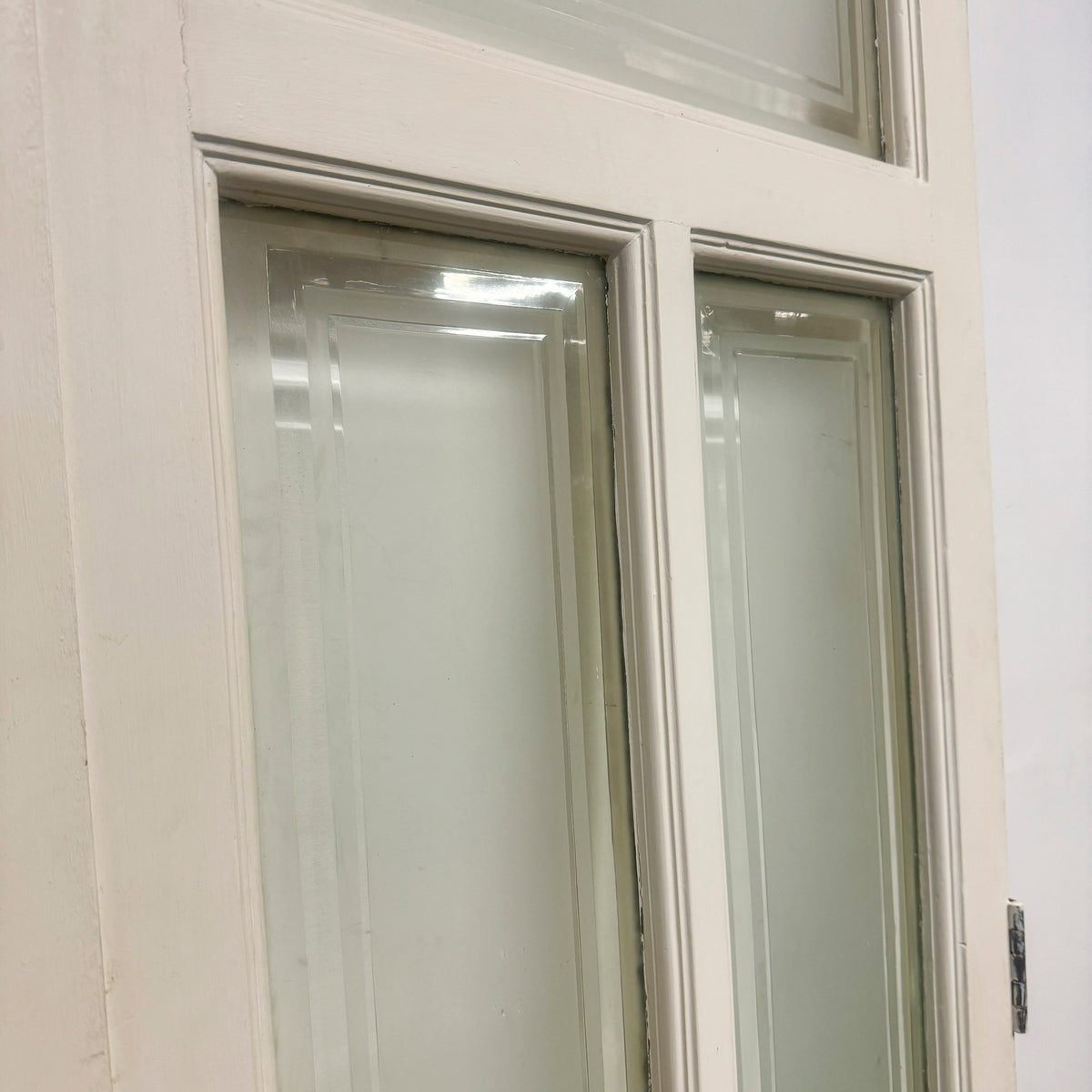 Antique Victorian Pine Double Glazed Doors - 216cm x 136cm | The Architectural Forum