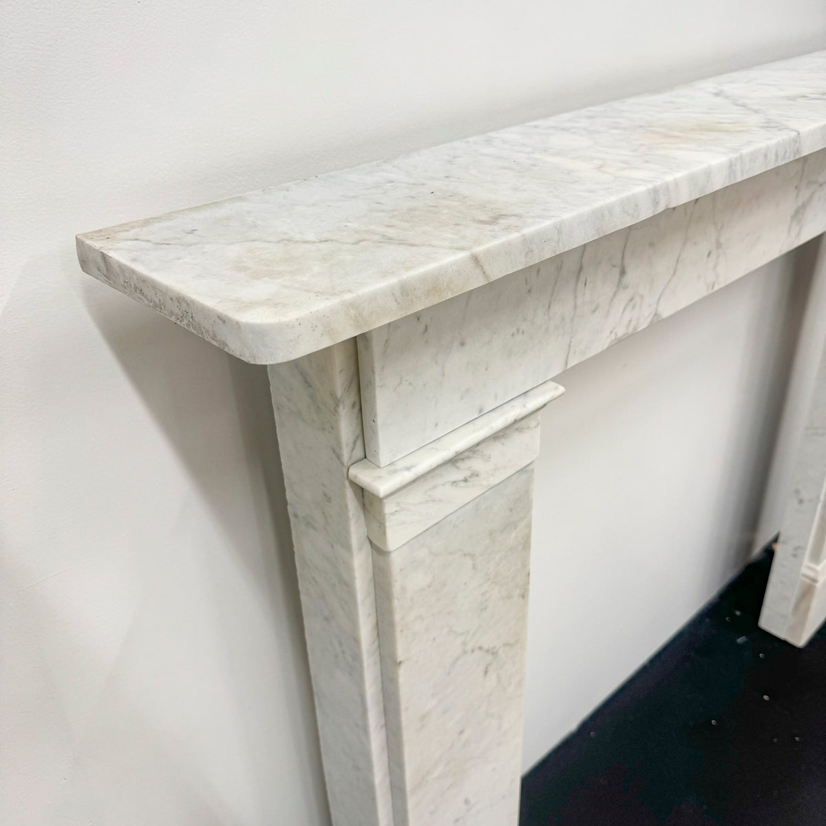 Antique Carrara Marble Fire Surround | The Architectural Forum