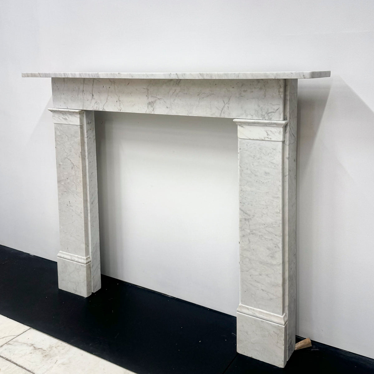 Antique Carrara Marble Fire Surround | The Architectural Forum