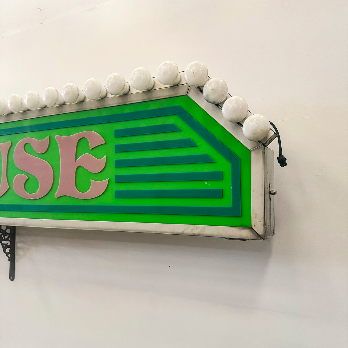 Large Vintage Fun Fair Light Bulb Sign | Pair Available | The Architectural Forum