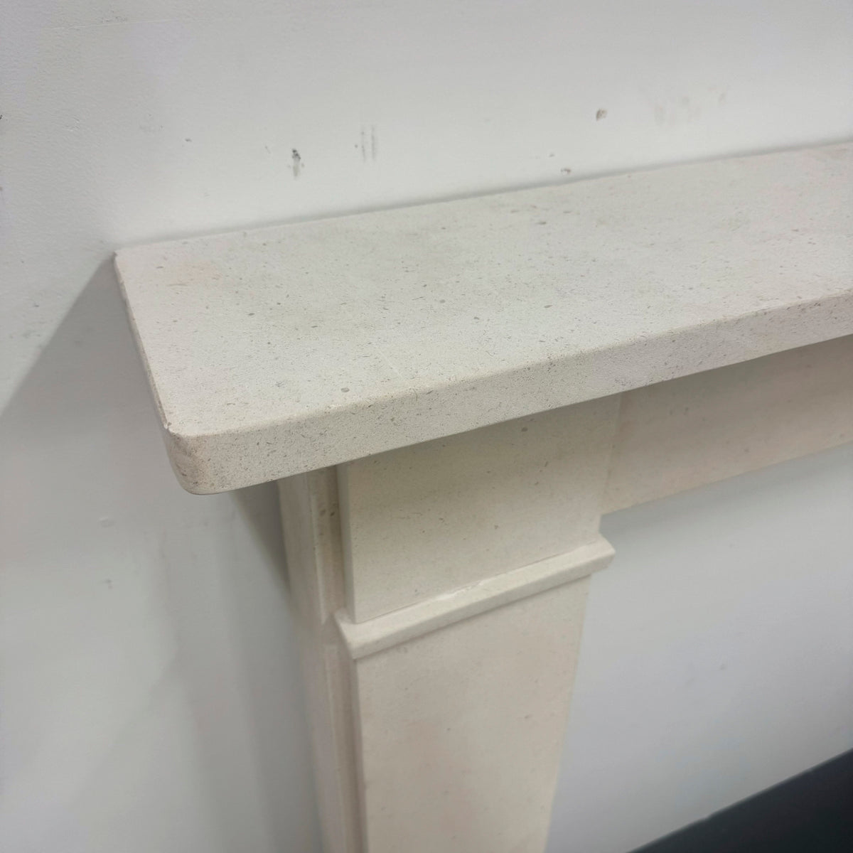 Victorian Style Limestone Fireplace Surround