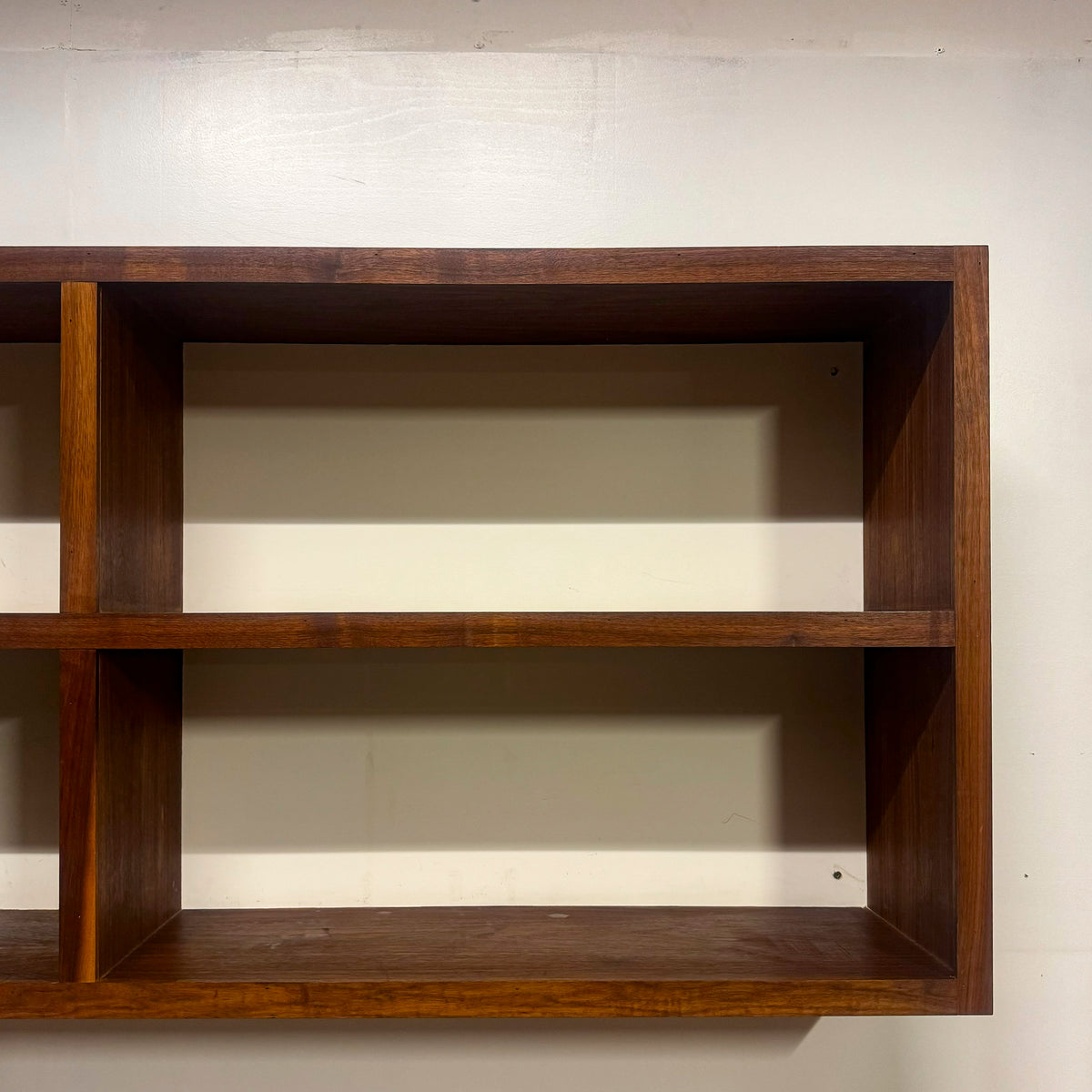 Reclaimed L-Shaped Teak Shelving and Working Desk Unit With Drawers | The Architectural Forum