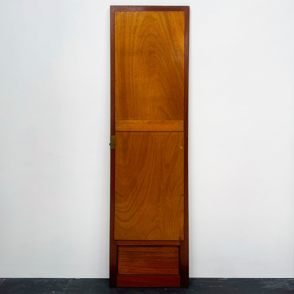 Antique Full Length Inlaid Mahogany Beveled Mirrored Door | The Architectural Forum