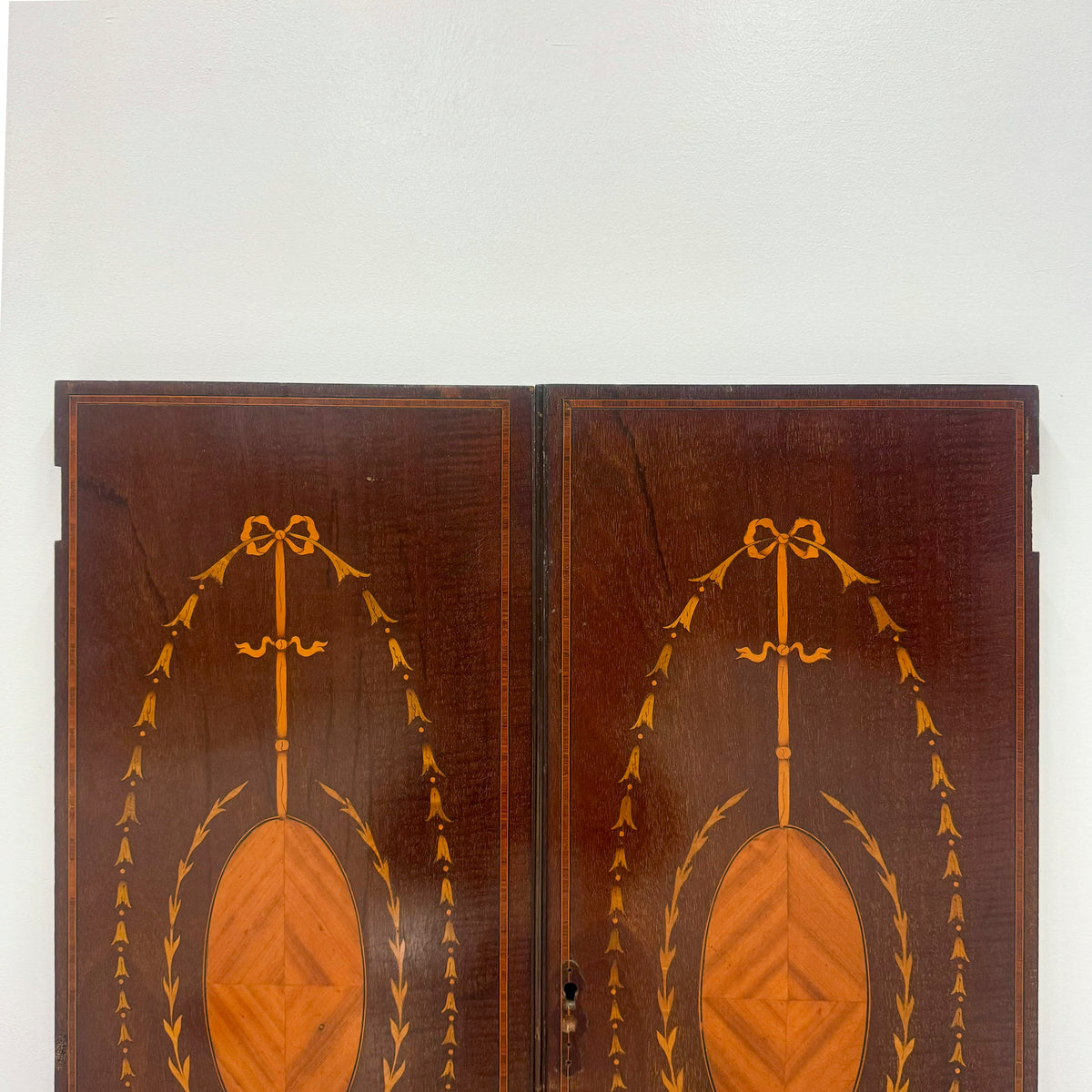 Pair of Victorian Mahogany Inlaid Doors | The Architectural Forum