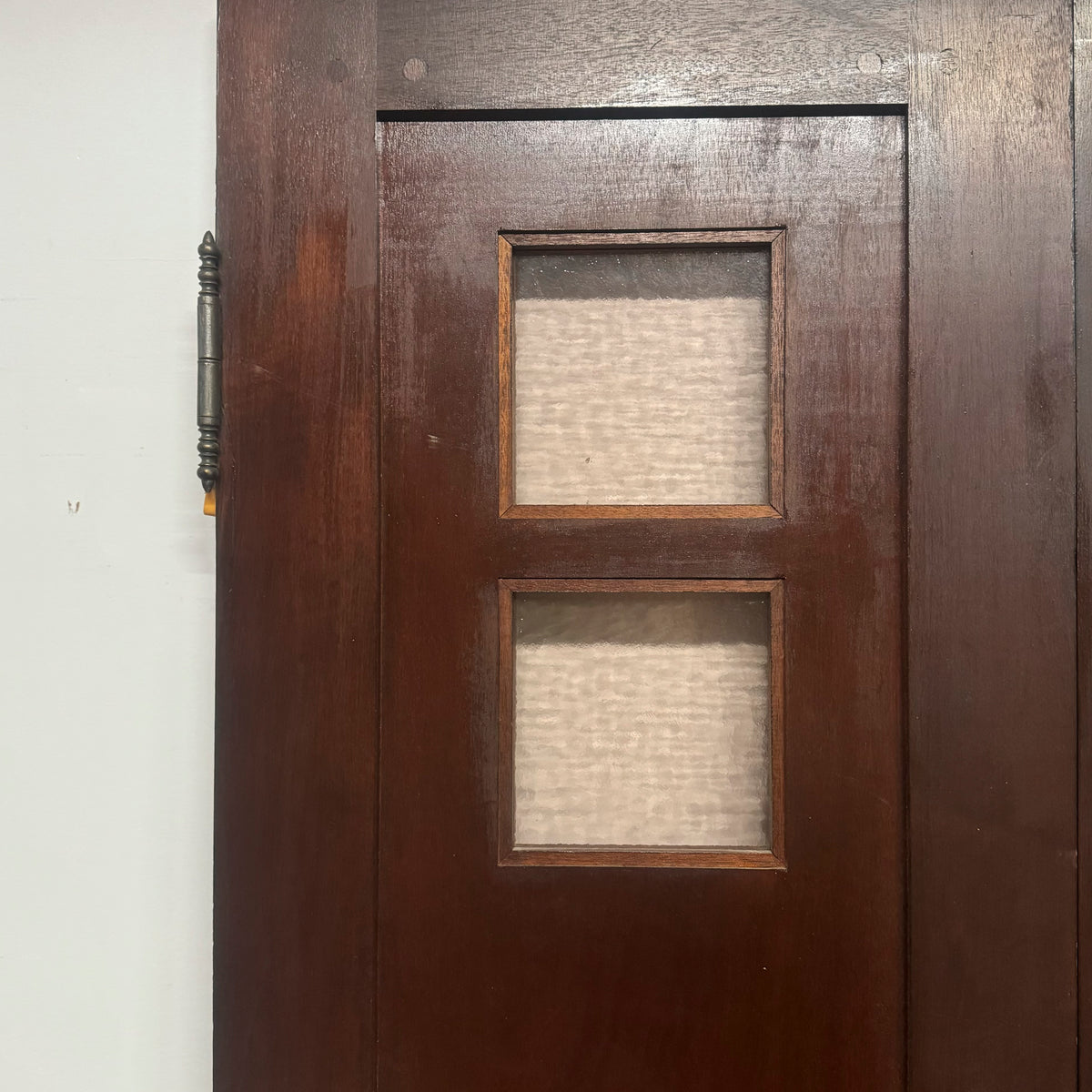 Antique Mahogany Glazed Door - 235.5cm x 106cm | The Architectural Forum