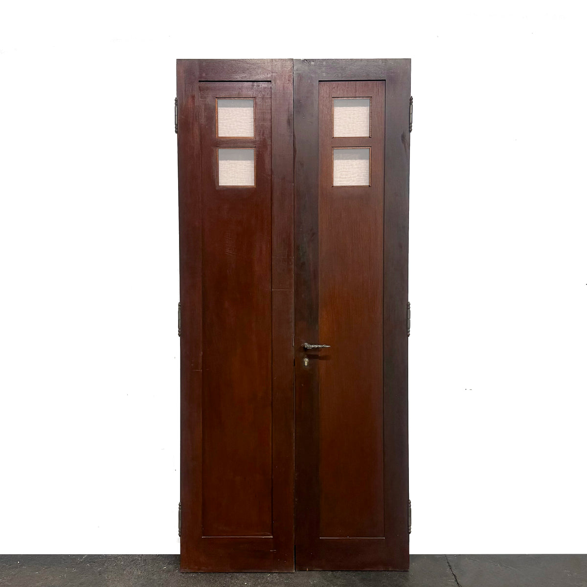 Antique Mahogany Glazed Door - 235.5cm x 106cm | The Architectural Forum