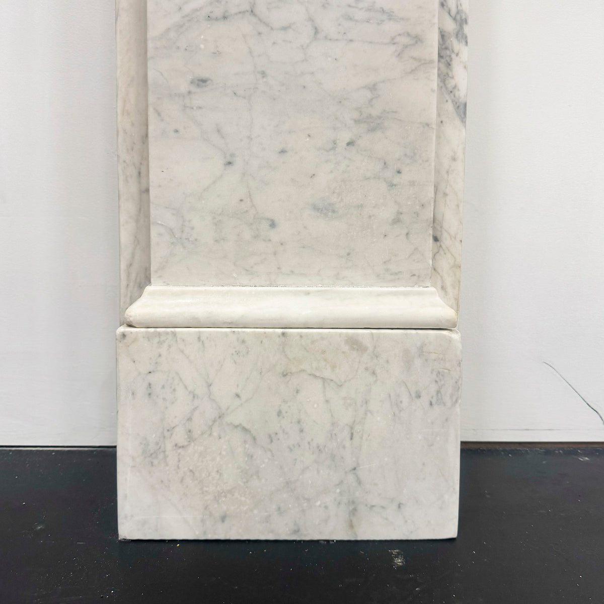 Grand Antique Victorian Marble Corbel Fireplace