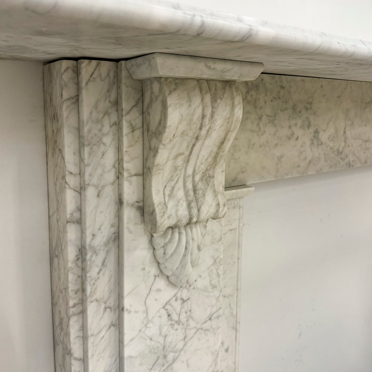 Grand Antique Victorian Marble Corbel Fireplace | The Architectural Forum