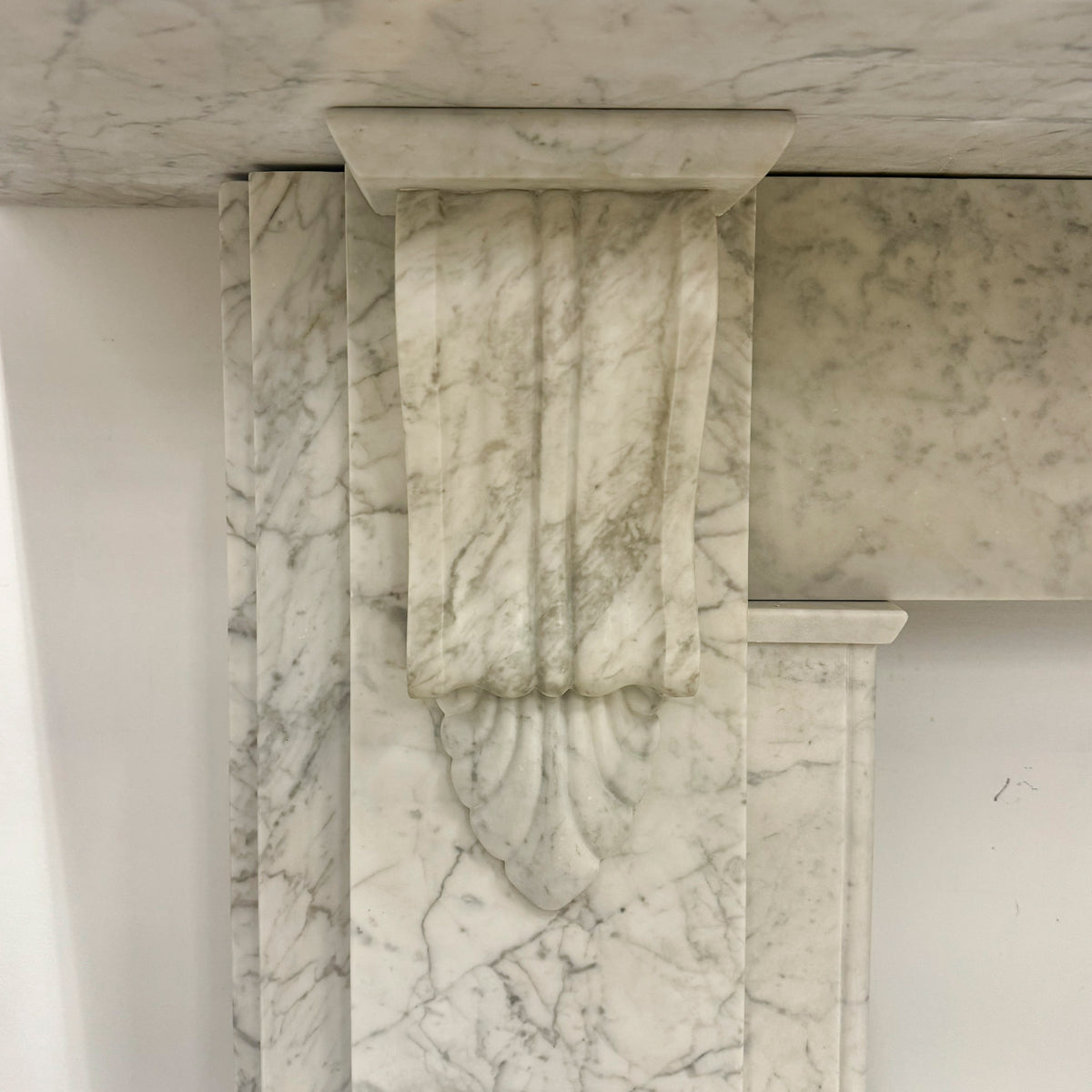 Grand Antique Victorian Marble Corbel Fireplace | The Architectural Forum