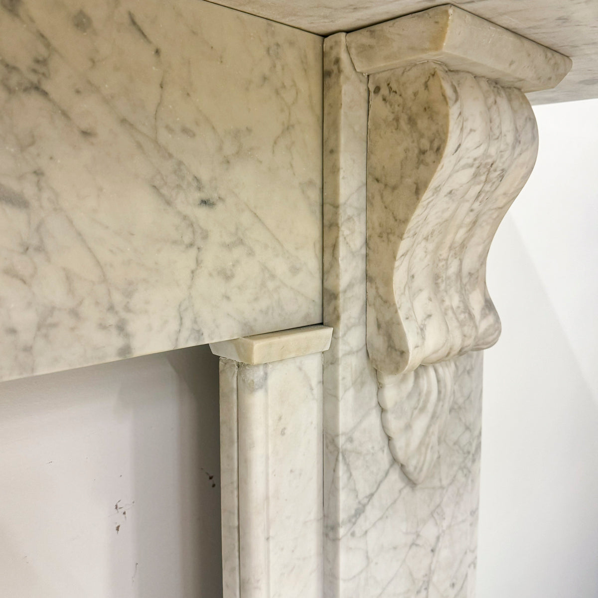 Grand Antique Victorian Marble Corbel Fireplace | The Architectural Forum