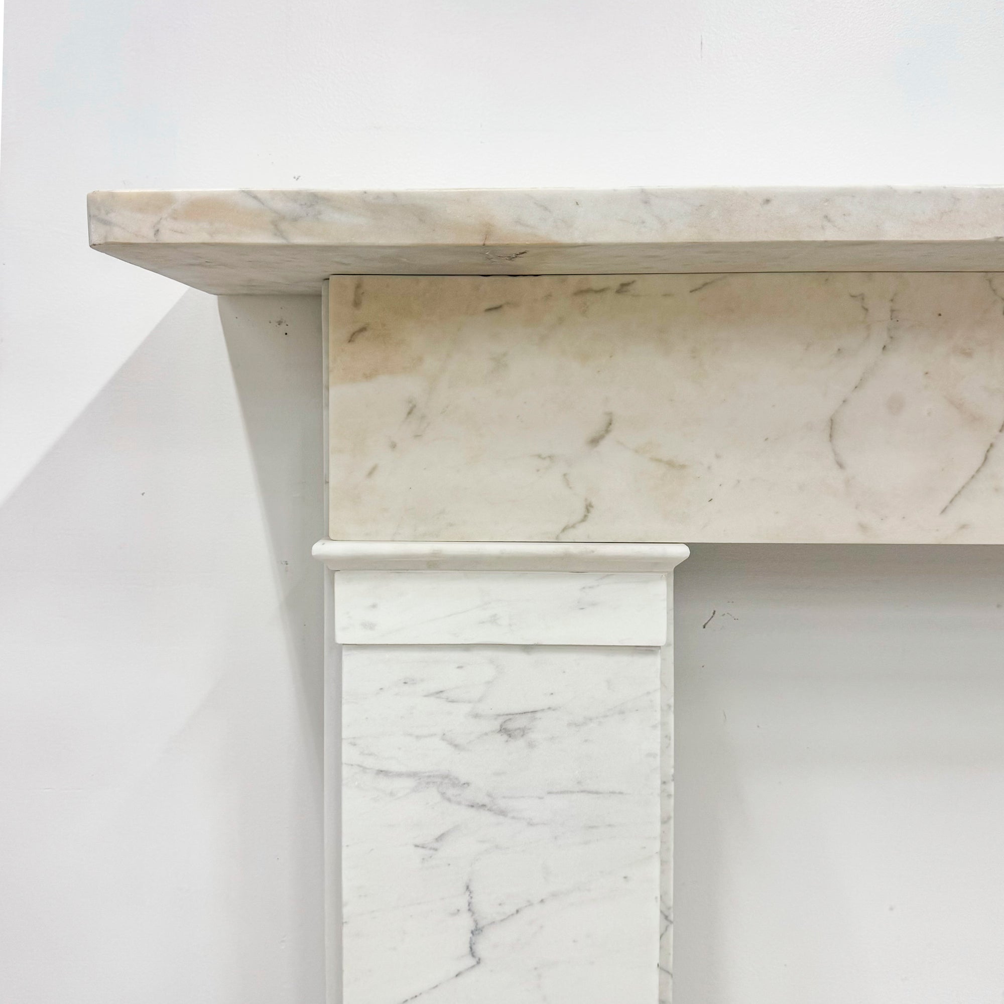 Antique Late Georgian/Early Victorian Carrara Marble Surround | The Architectural Forum