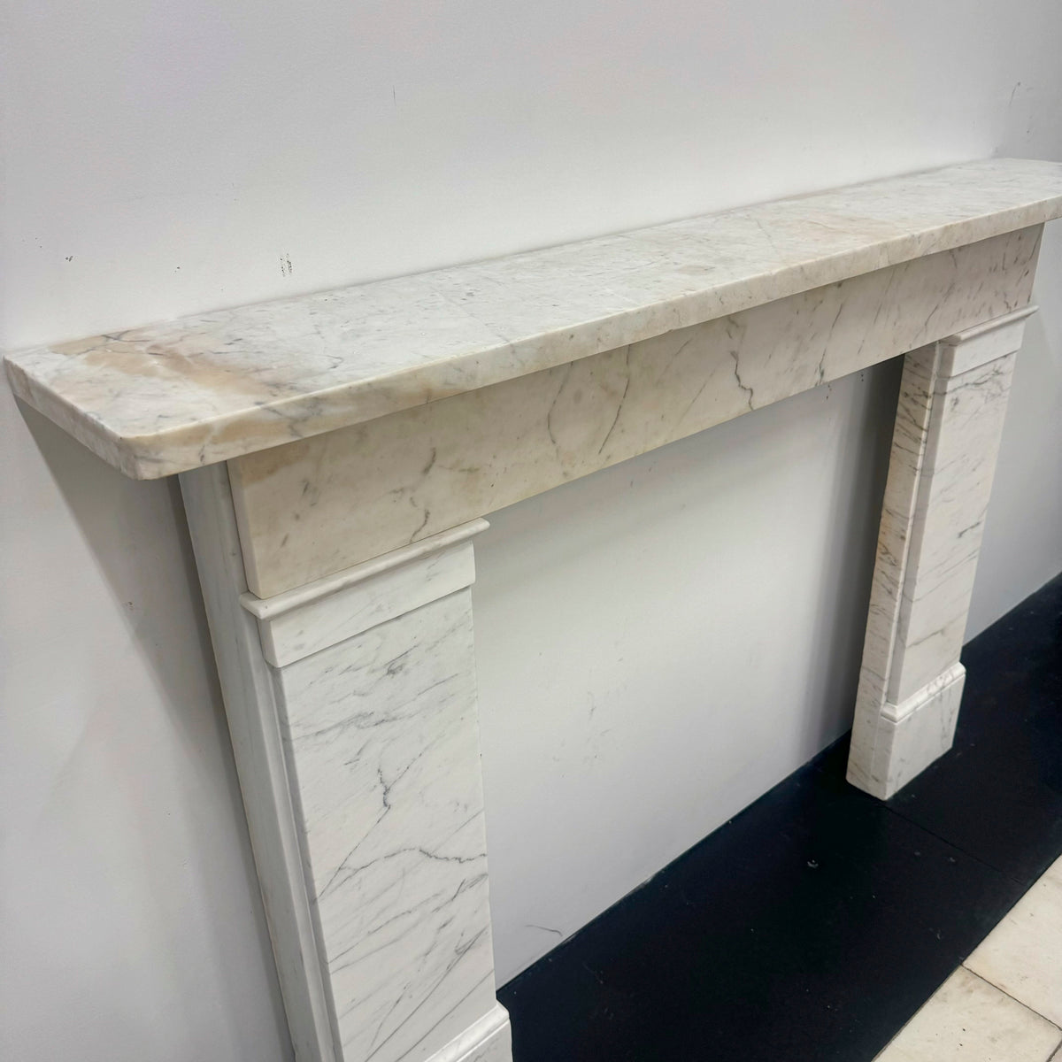 Antique Late Georgian/Early Victorian Carrara Marble Surround | The Architectural Forum