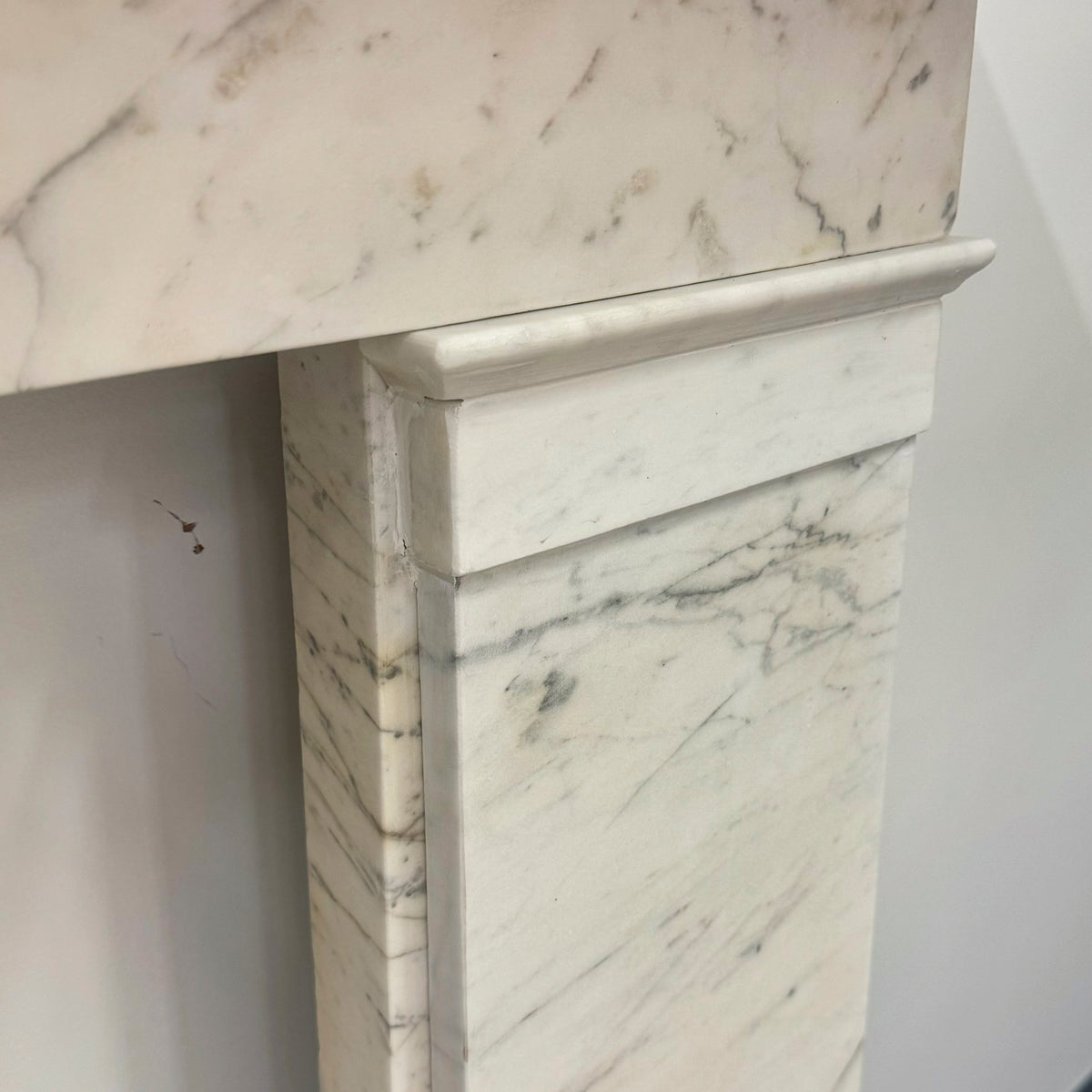 Antique Late Georgian/Early Victorian Carrara Marble Surround | The Architectural Forum