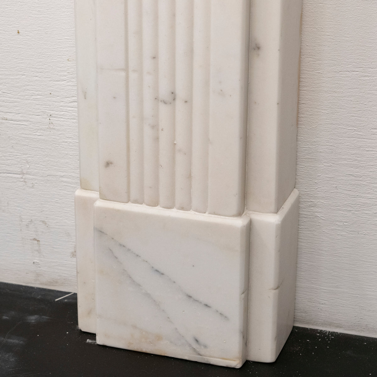 Antique Georgian Carrara Marble Fireplace Surround | The Architectural Forum