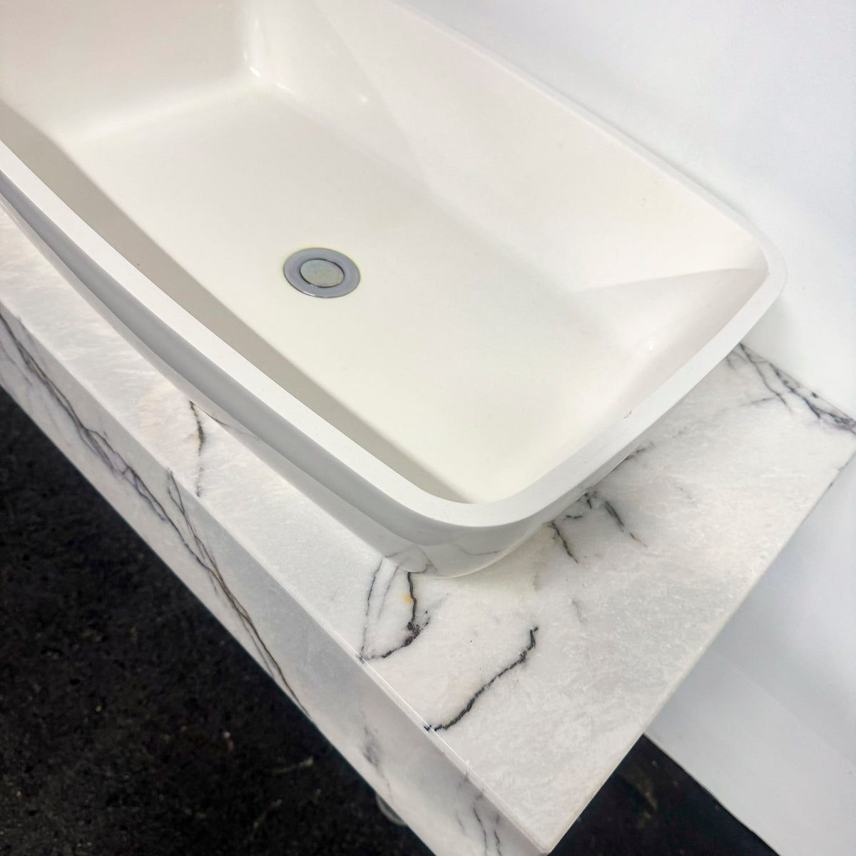 Twin Sink Unit with Marble Base | The Architectural Forum