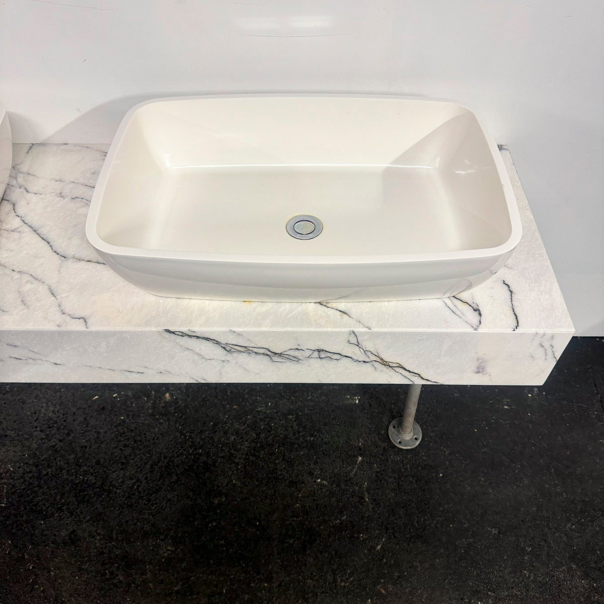 Twin Sink Unit with Marble Base | The Architectural Forum